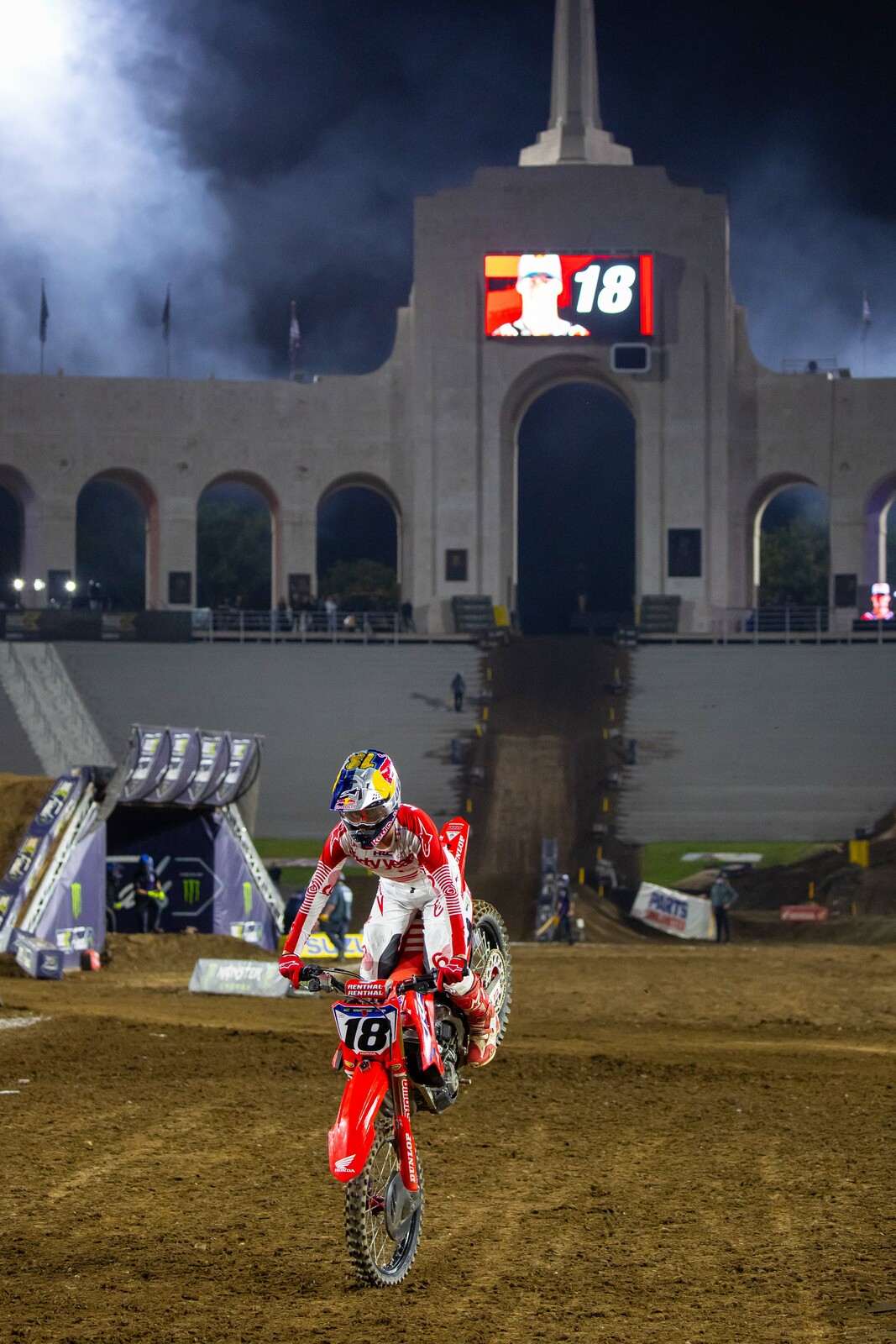 Jett Lawrence during opening ceremonies.