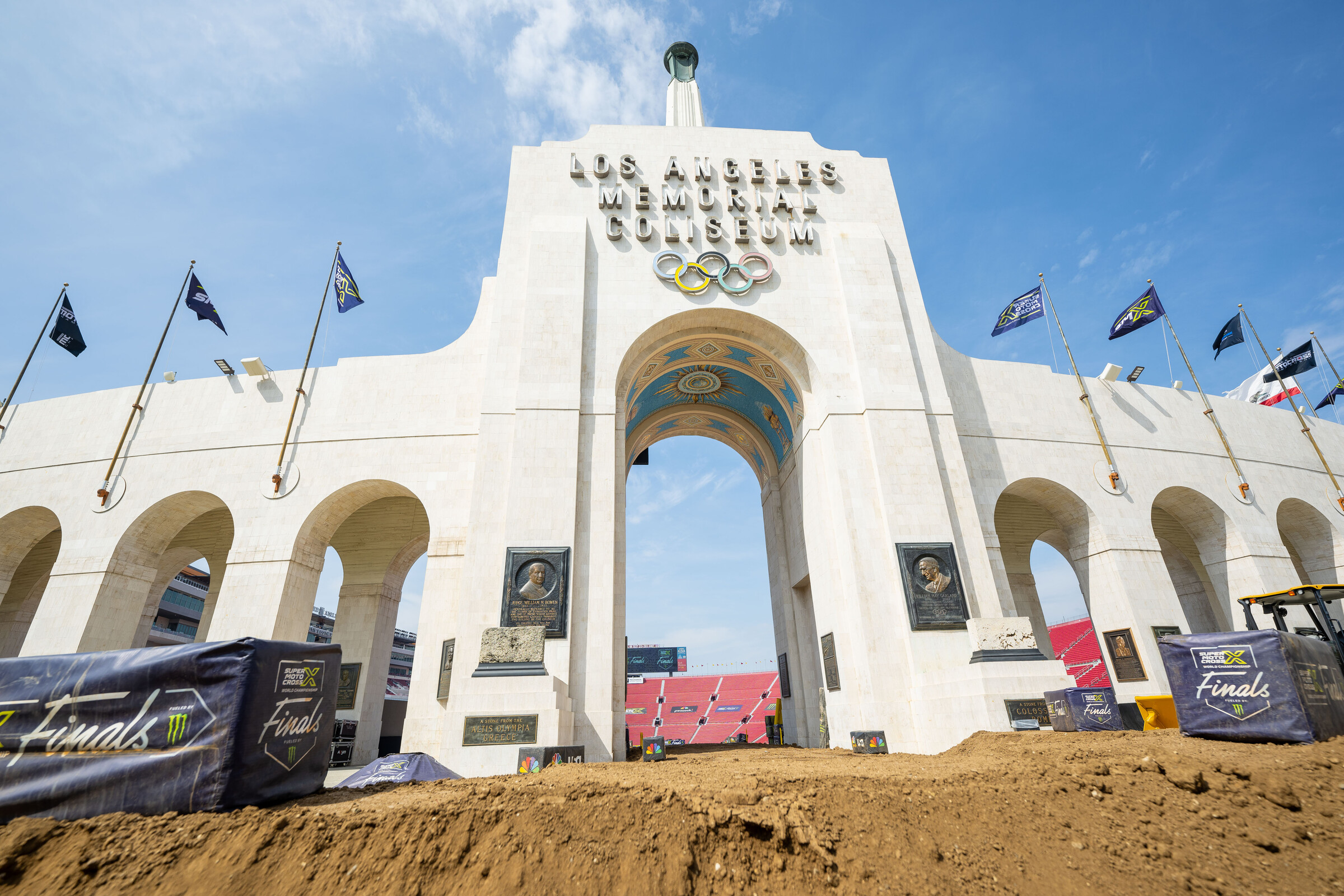 The iconic LA Coliseum. 