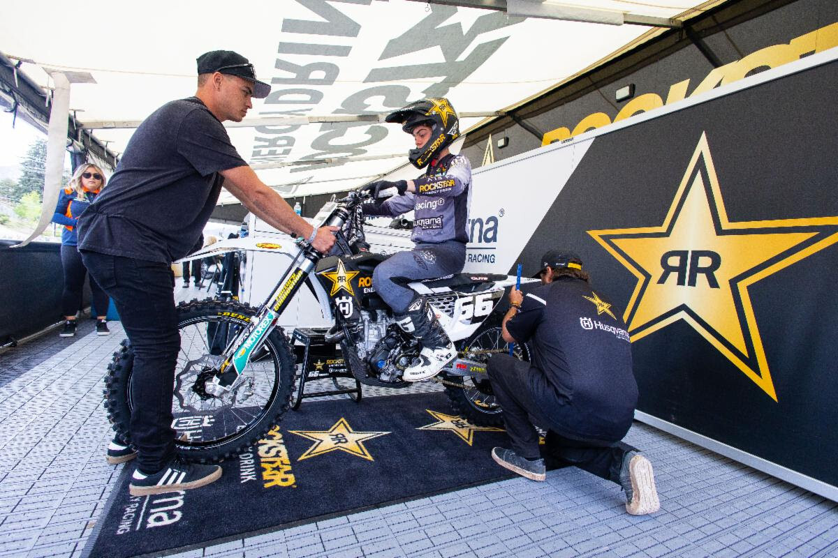 Casey Cochran in Salt Lake City prior to winning the Supercross Futures AMA National Championship.