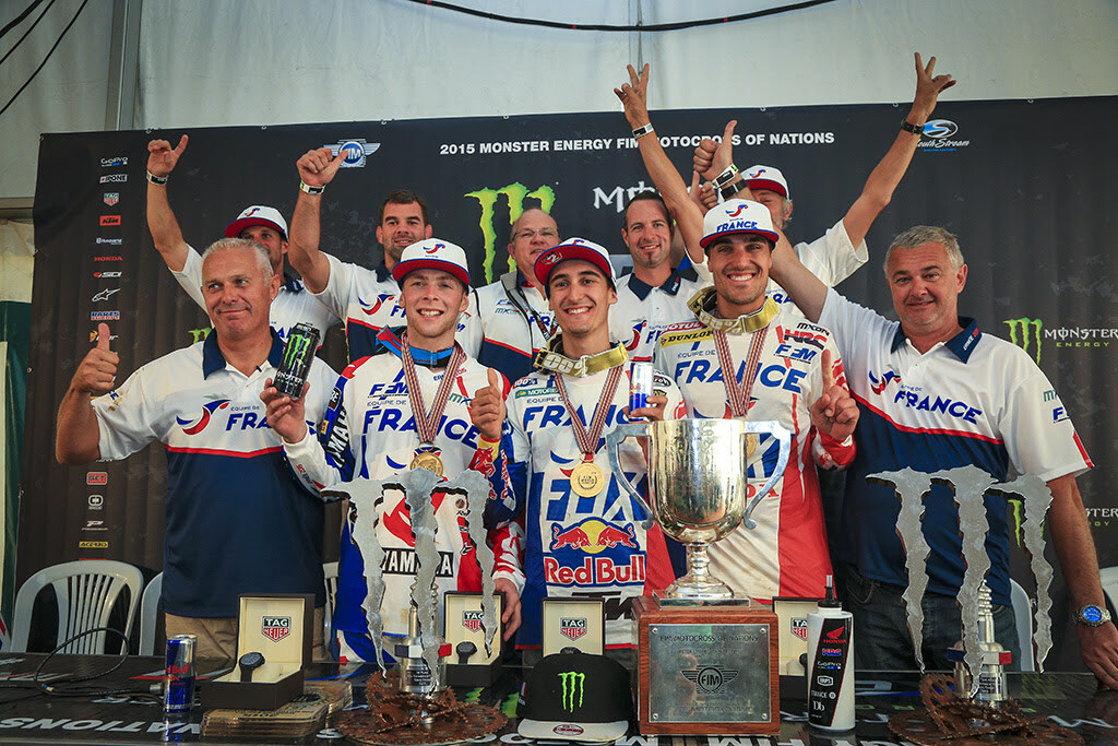 Team France wins in 2015.