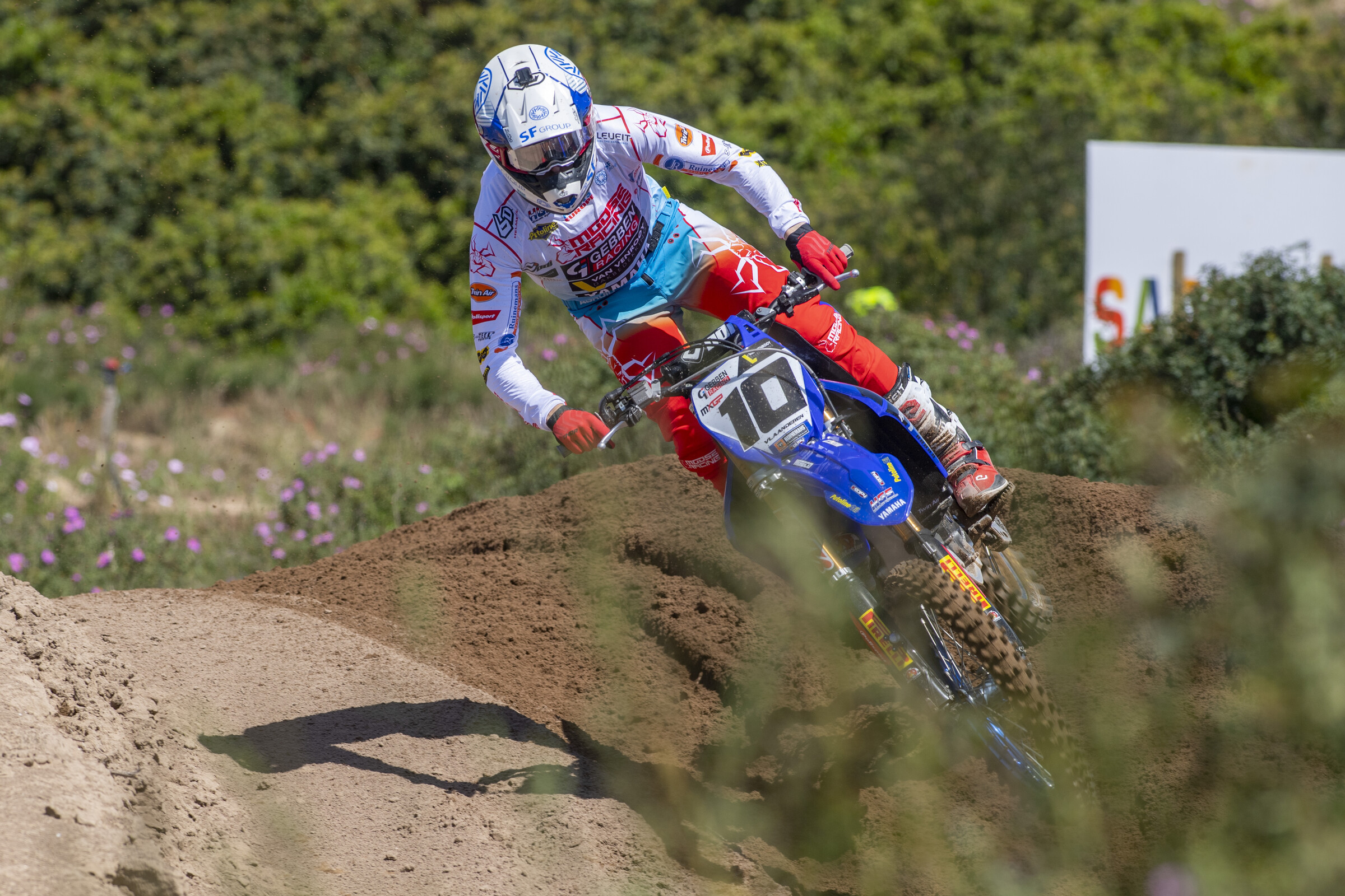 Calvin Vlaanderen, racing for the Gebben Van Venrooy Yamaha MXGP Supported Team in 2022.