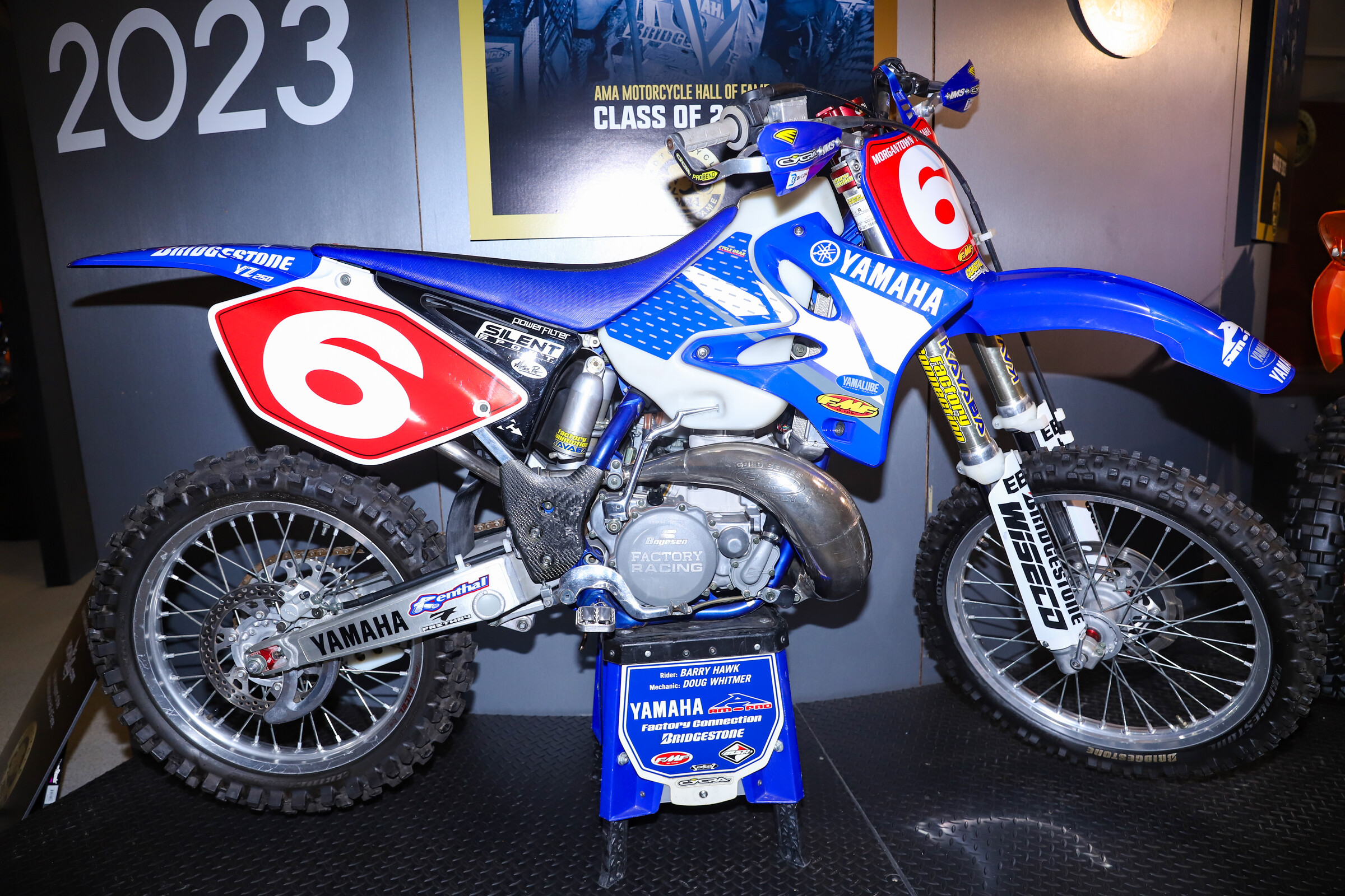 Barry Hawk's Yamaha.