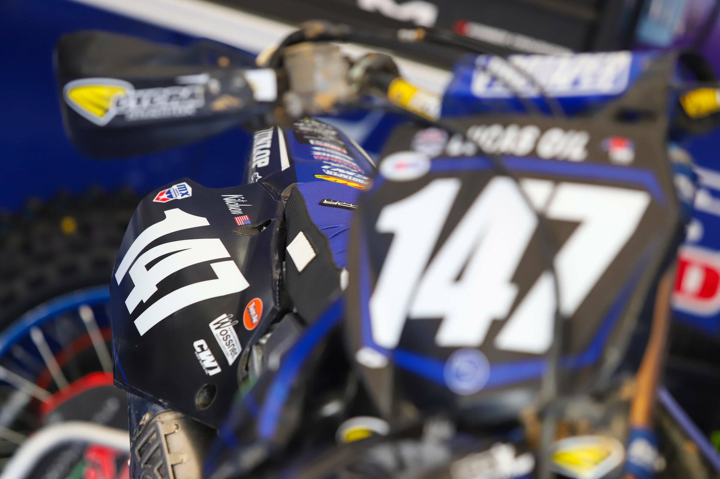 Levi Kitchen's YZ250F in 2021 for his pro debut.
