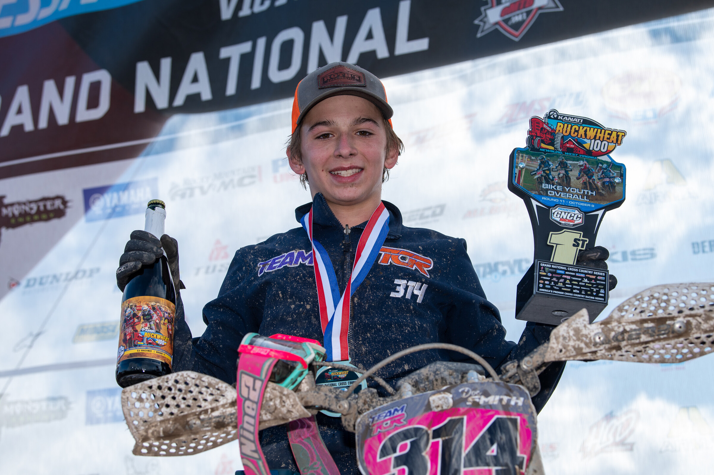 Doc Smith earned the Youth Overall win in West Virginia from the second row in the YXC2 Super Mini Jr. class.