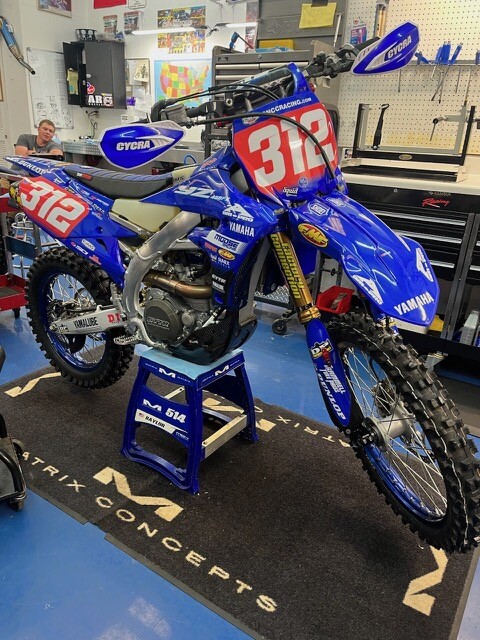Justin Starling's machine for the Ironman GNCC this weekend. 