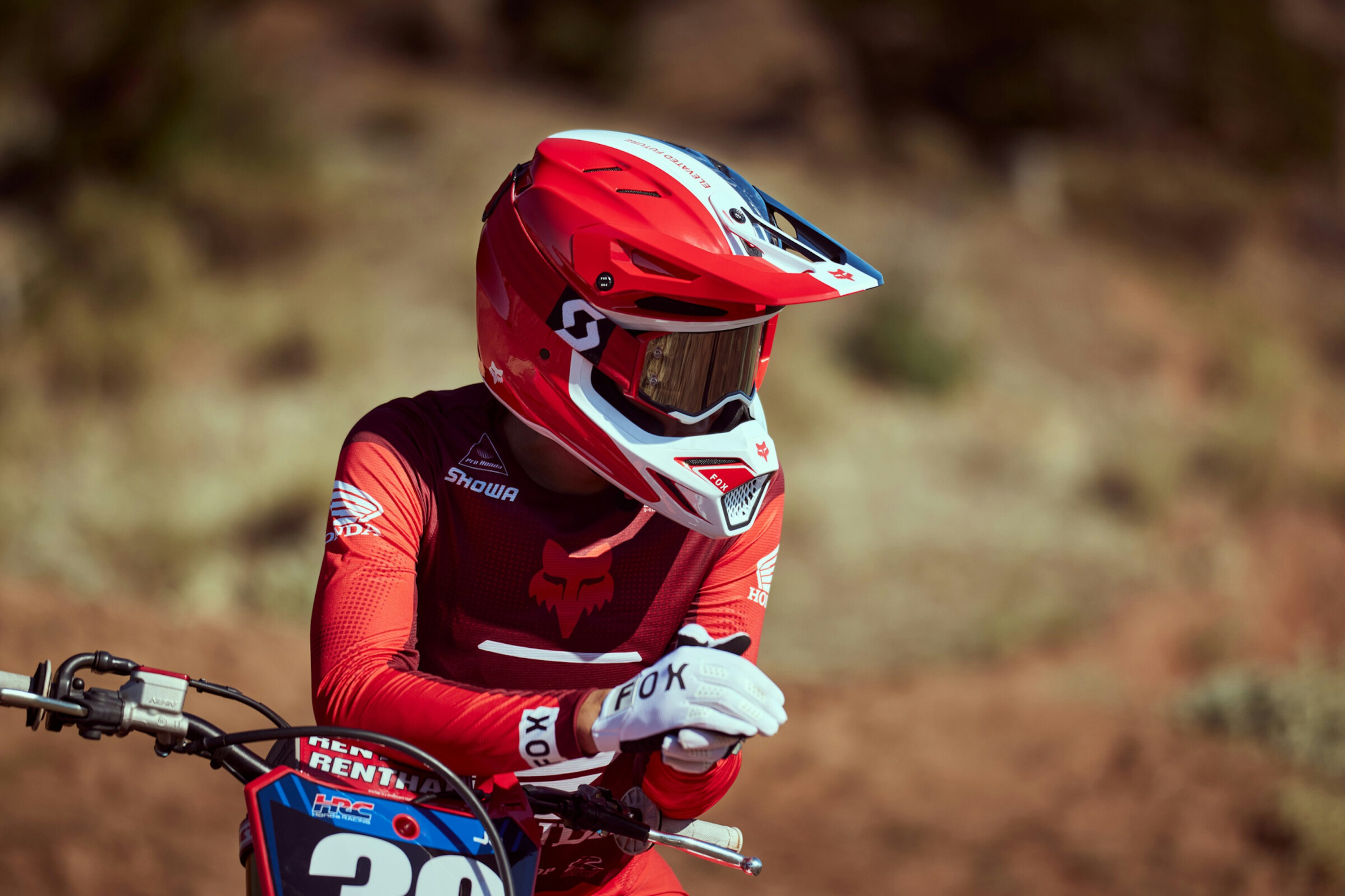 Fox Racing New V3 Helmet with Jo Shimoda Video Racer X