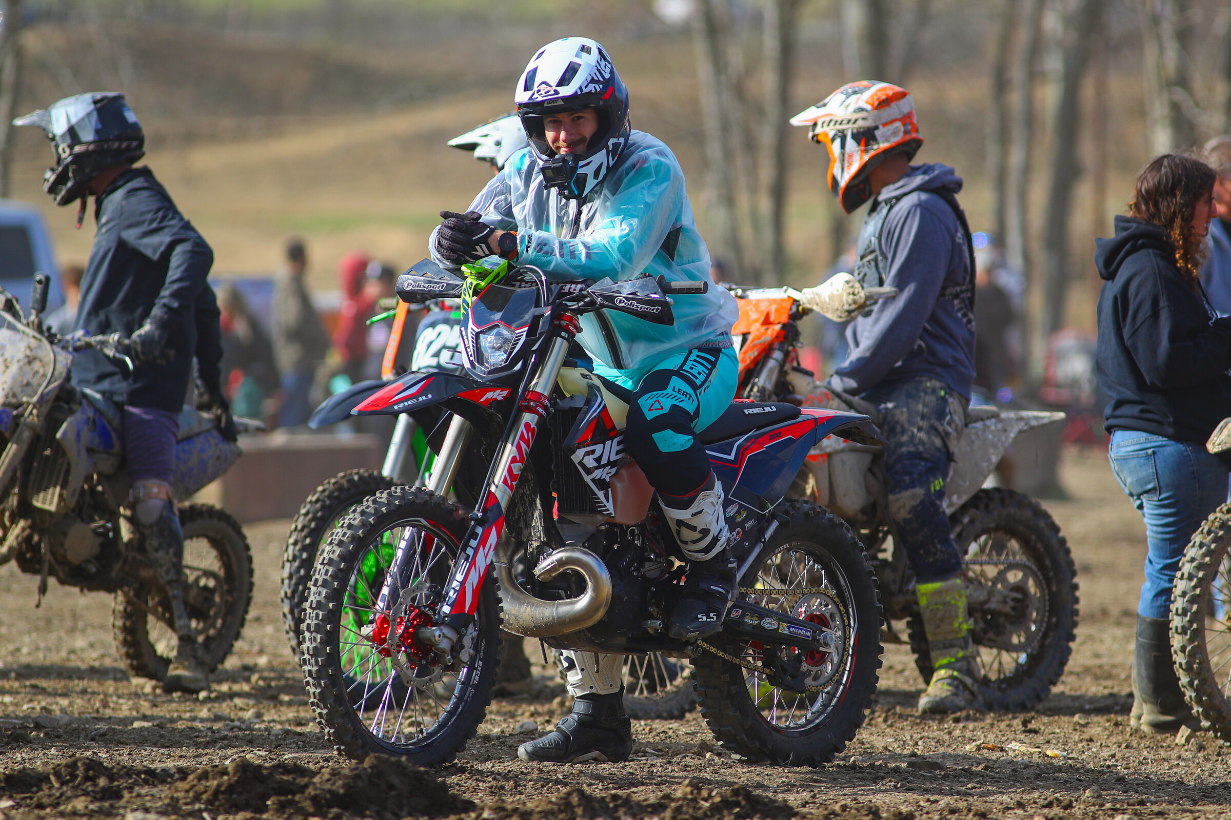 Mitch Kendra pre-race.