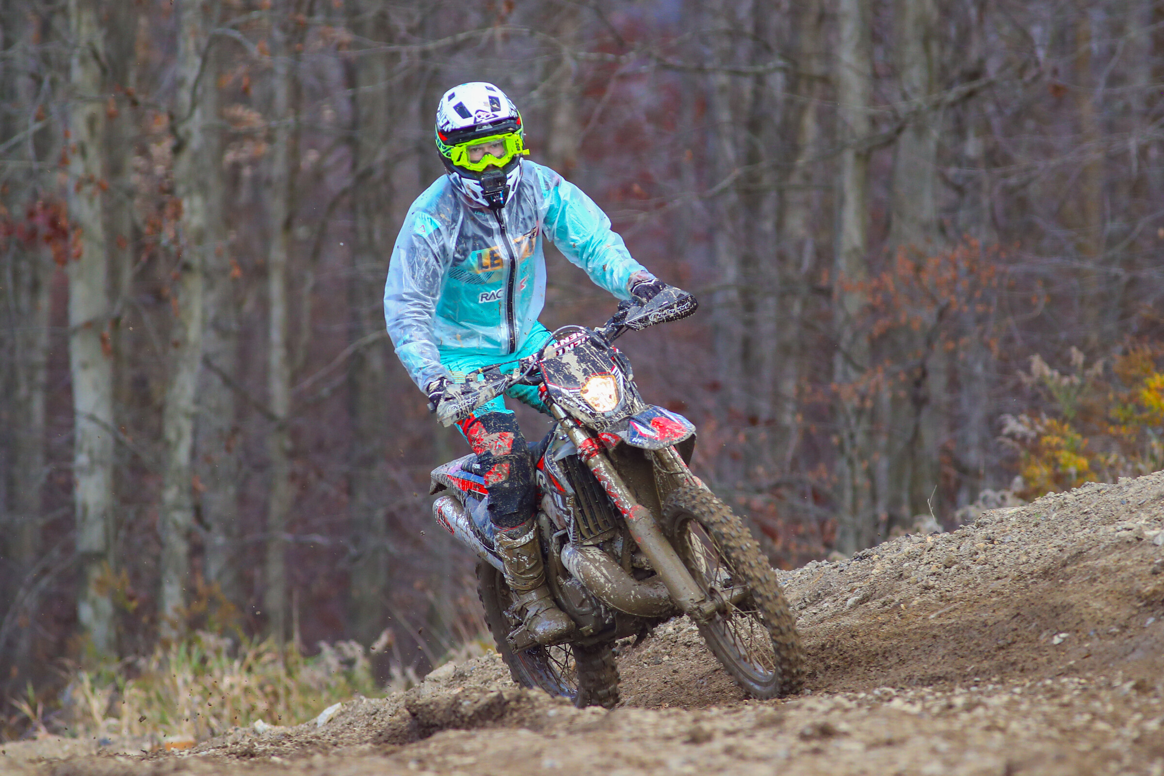 Mitch about to take Chase Colville's lines.