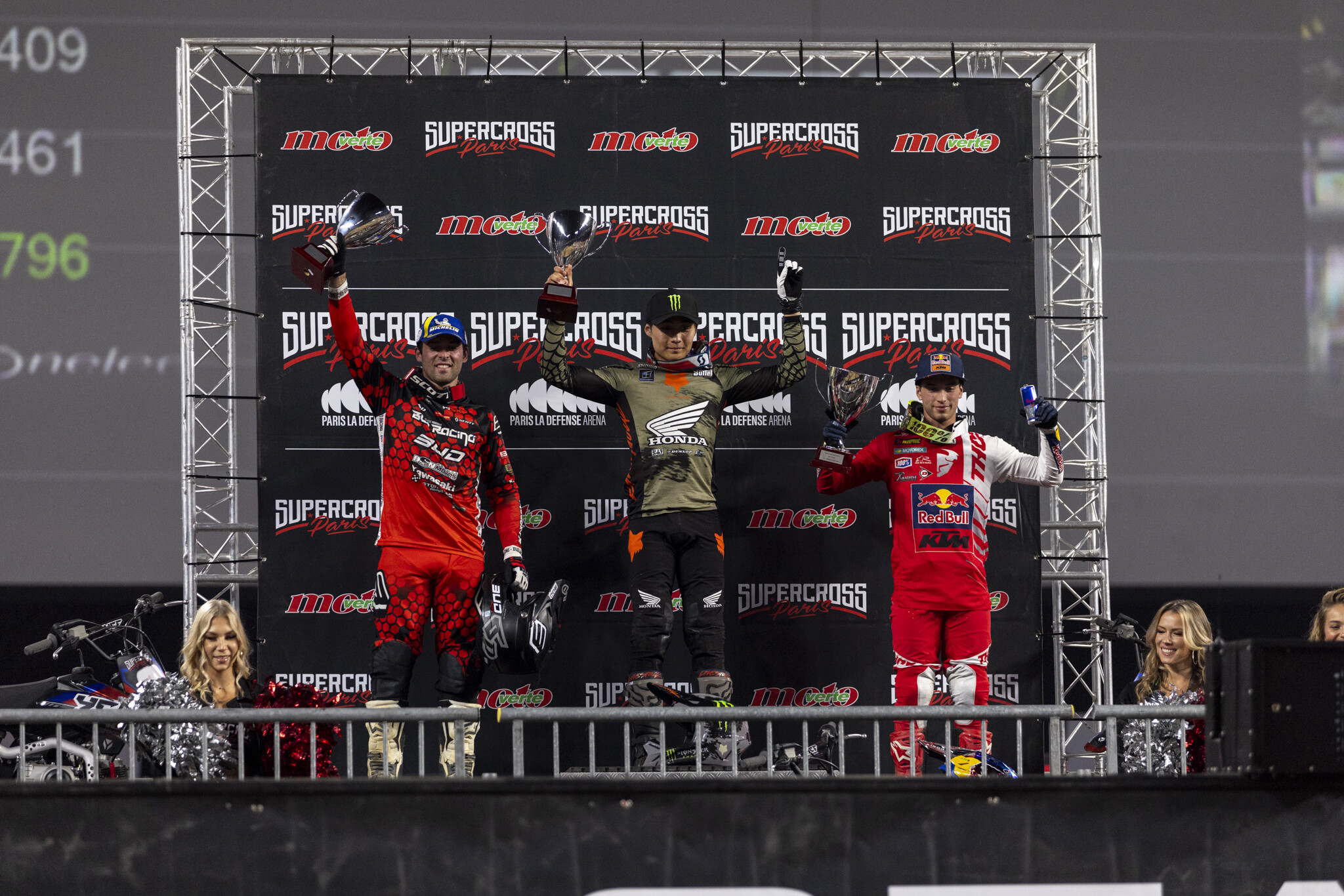 Prince of Paris podium.