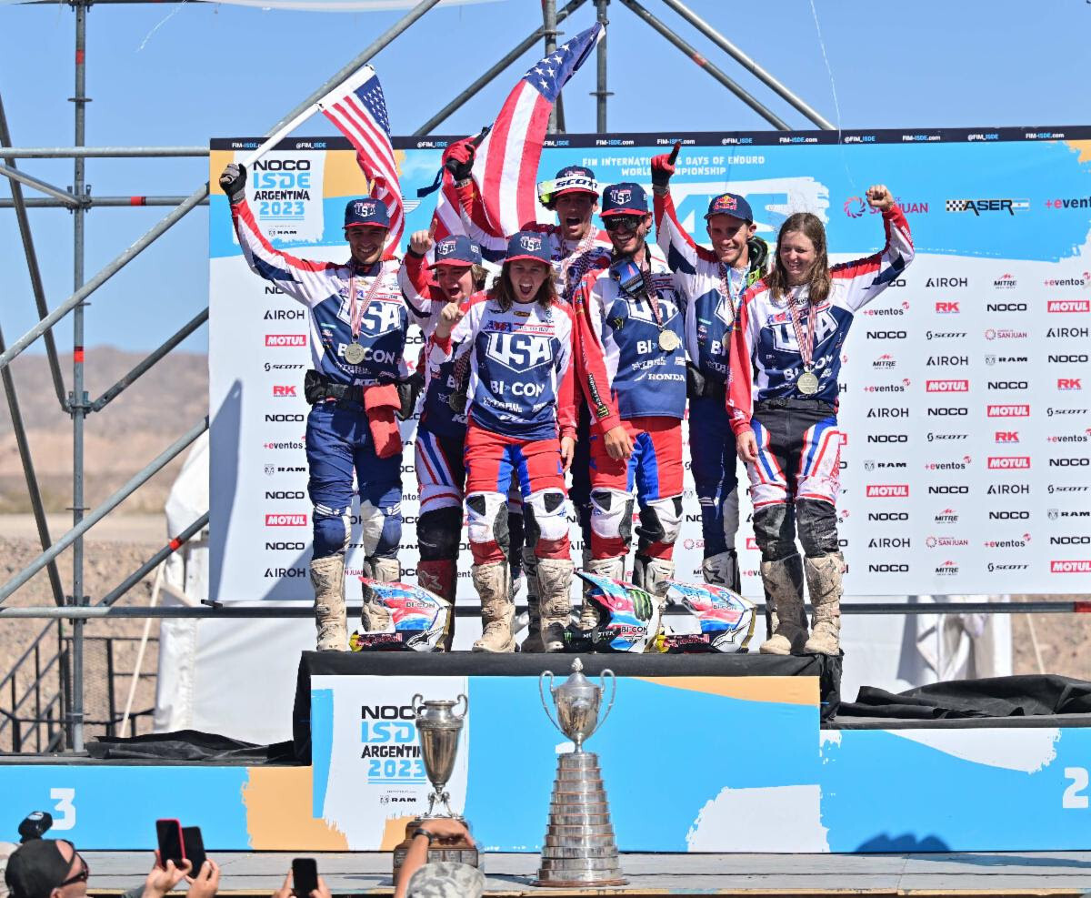 Johnny Girroir & Korie Steede, 2023 FIM ISDE World Trophy Champions