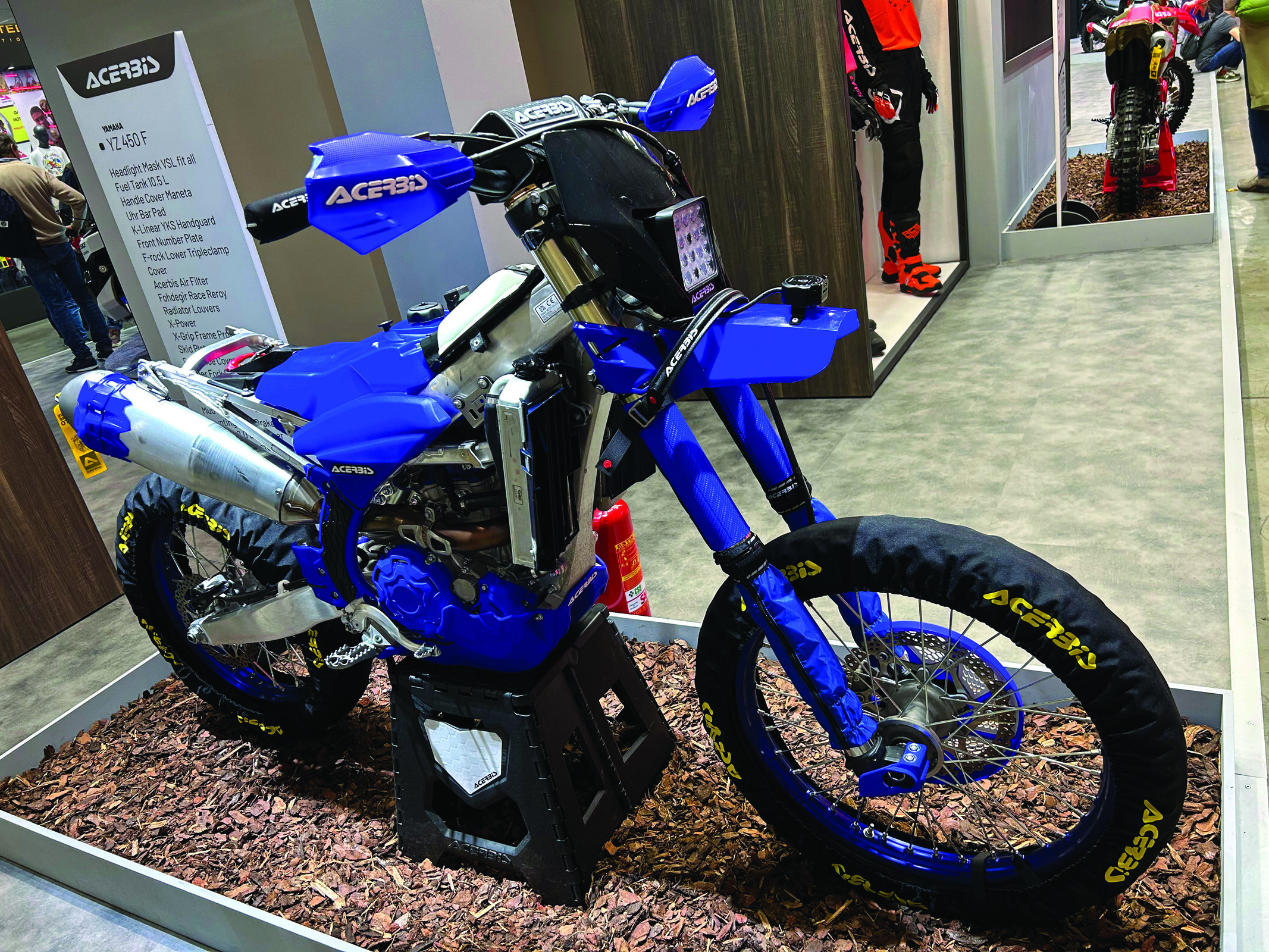 All the Acerbis accessories you can think of, on one lucky bike.