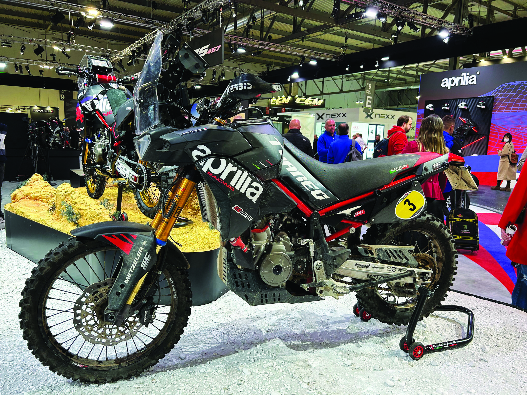 Imagine cruising to Washougal on this Aprilia Tuareg.