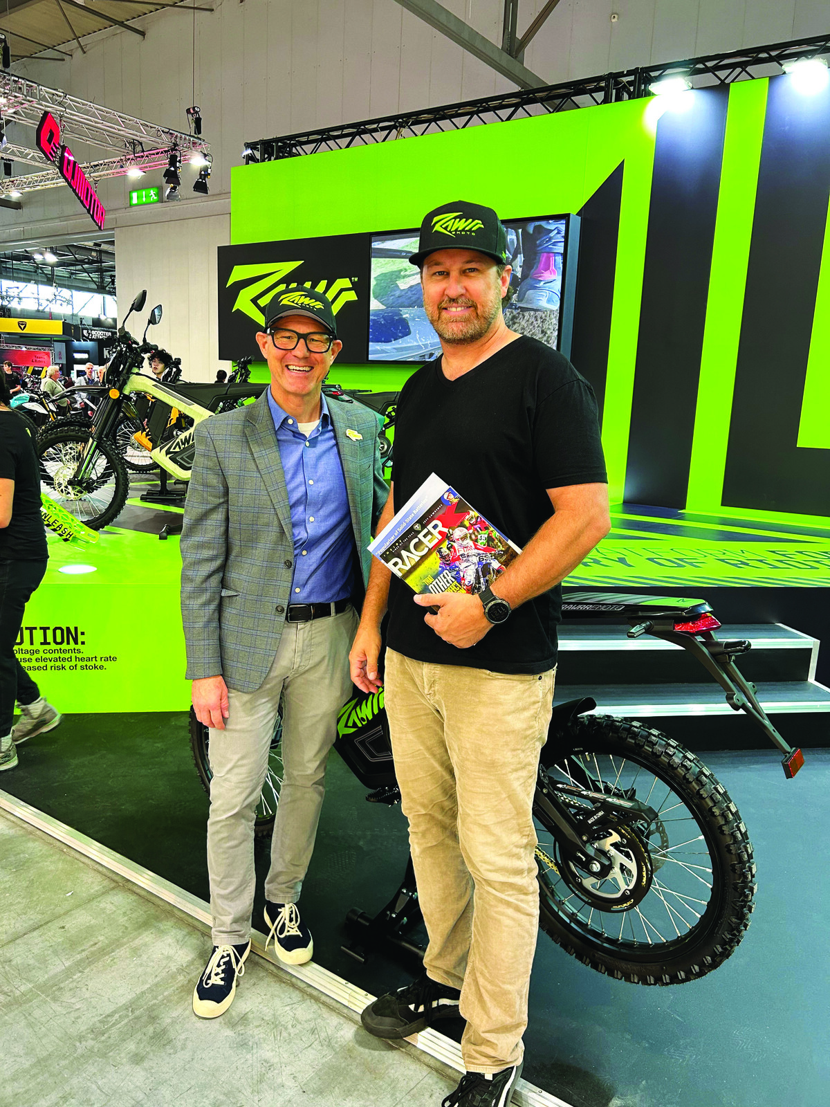 Andy and Chris from Rawr working the show.