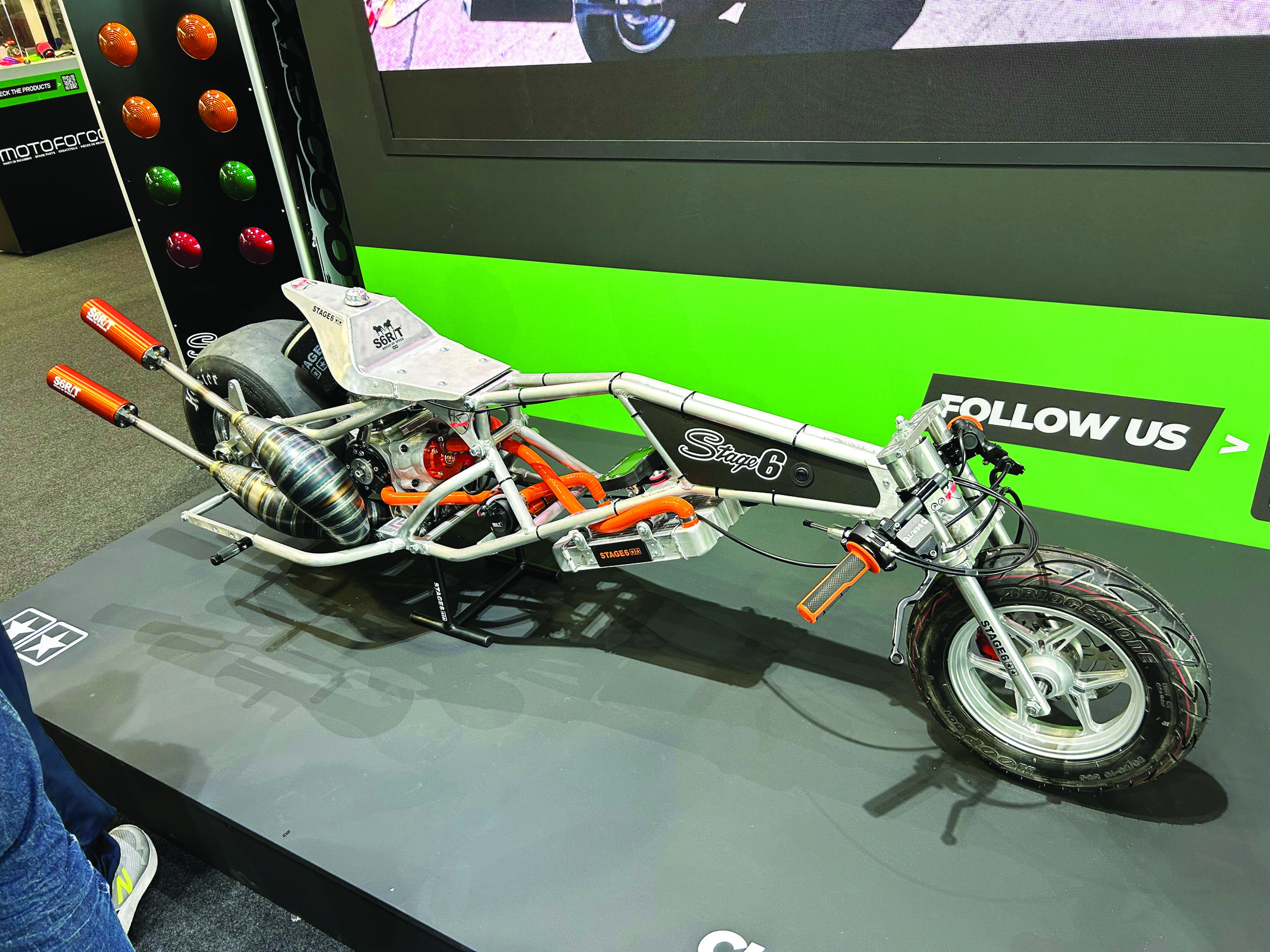 Imagine rolling up to Anaheim on your Stage 6 mini drag bike…