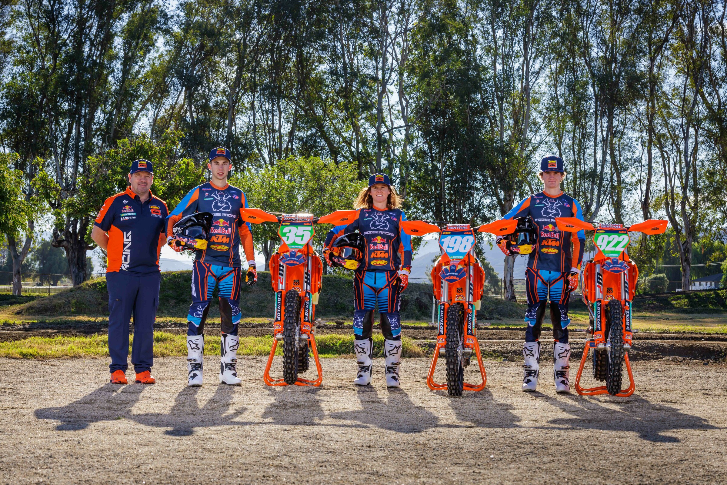 Chris Landers (left) guided the Magna1 Husqvarna team to the 2022 GNCC Championship with Jordan Ashburn. He now takes over KTM's development program after the Trail Jesters team, which previously handled that role, announced it was no longer racing in 2024.