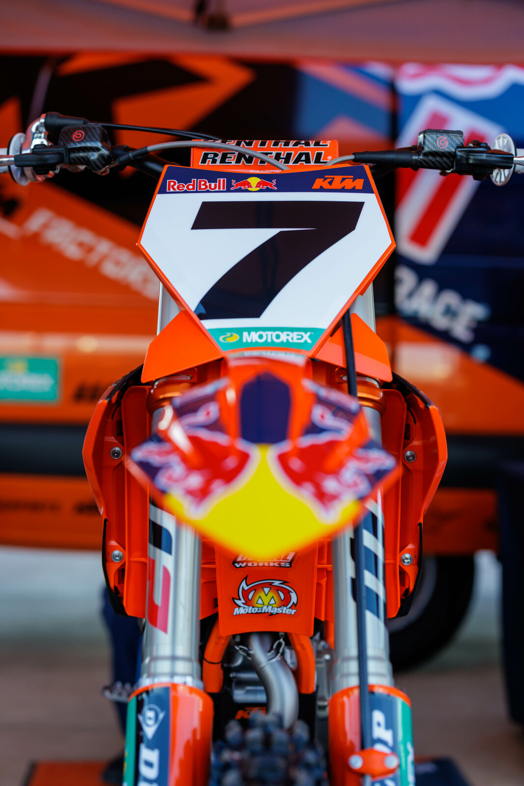 Plessinger's race KTM 450 SX-F.