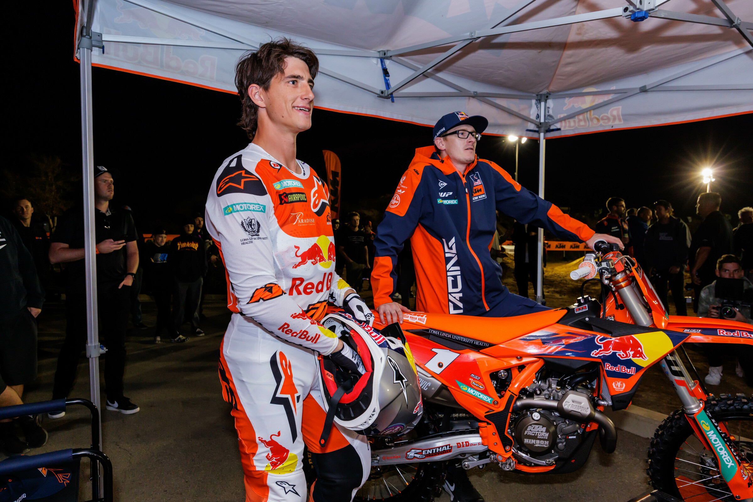 Chase Sexton will line up with the #1 on a red plate at A1. 