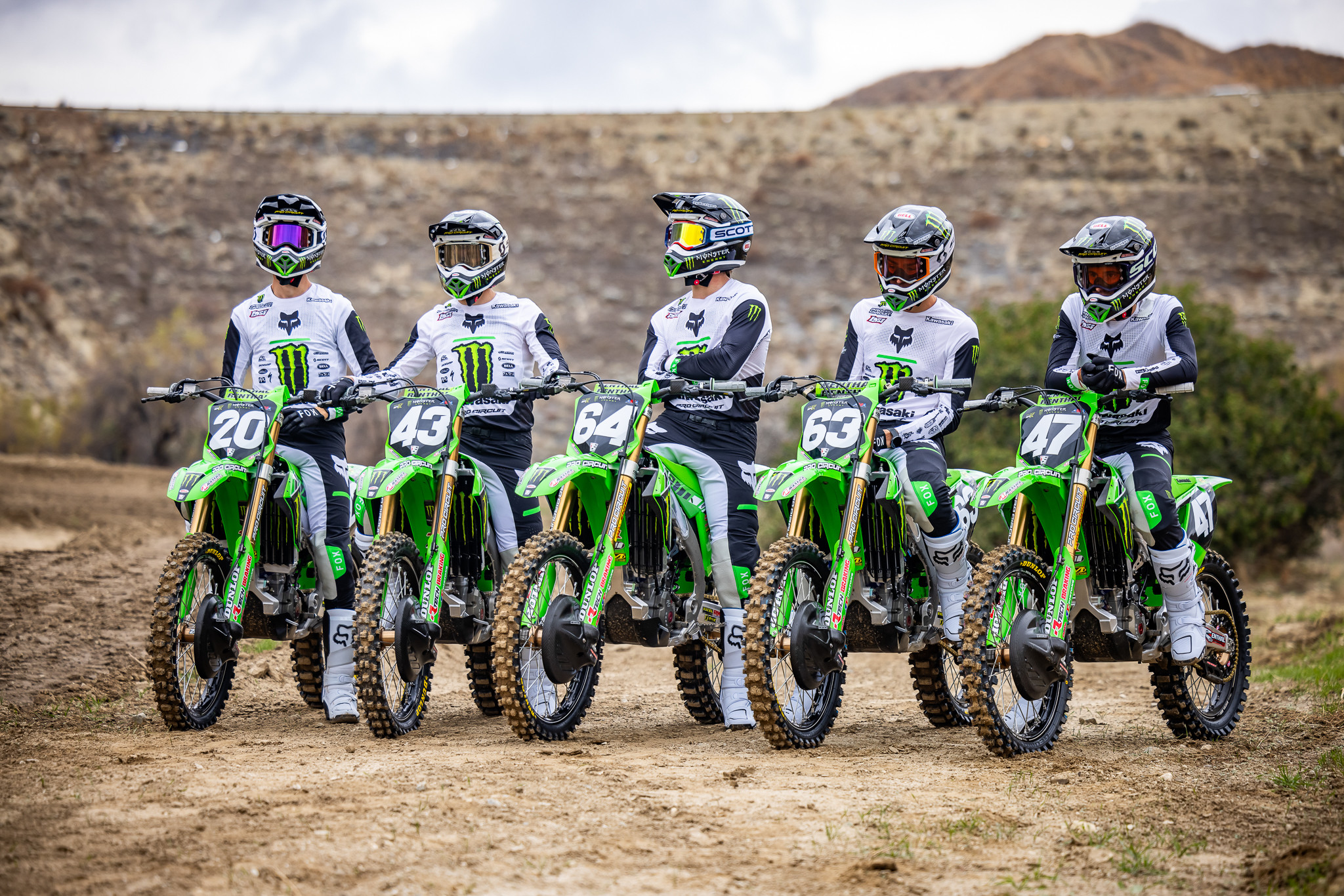 Monster Energy/Pro Circuit Kawasaki roster