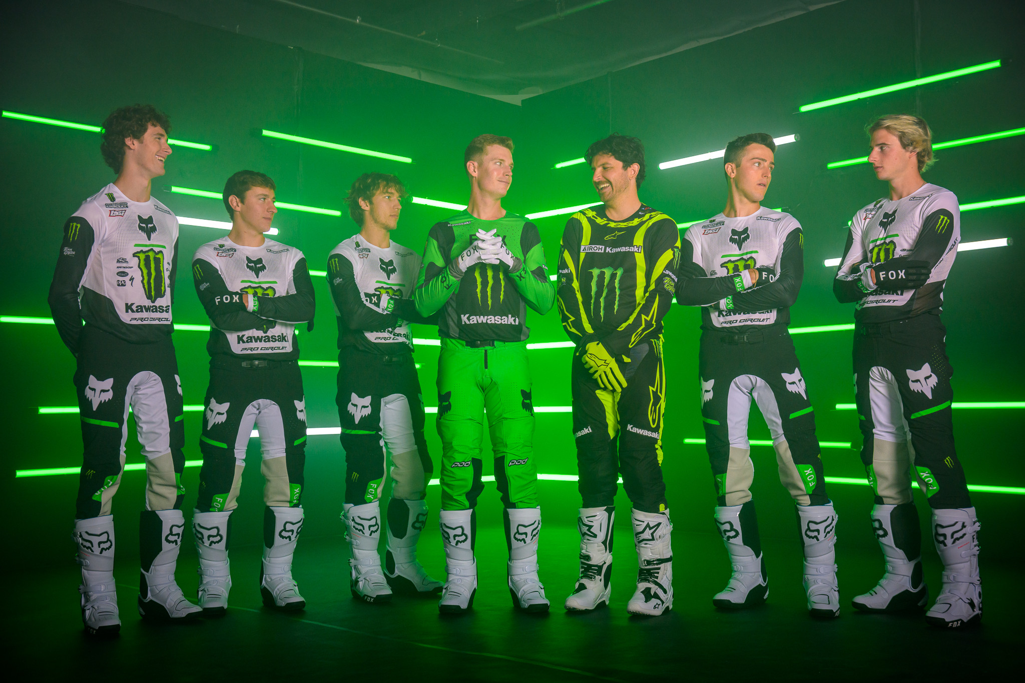 Monster Energy/Pro Circuit Kawasaki and Monster Energy Kawasaki rosters