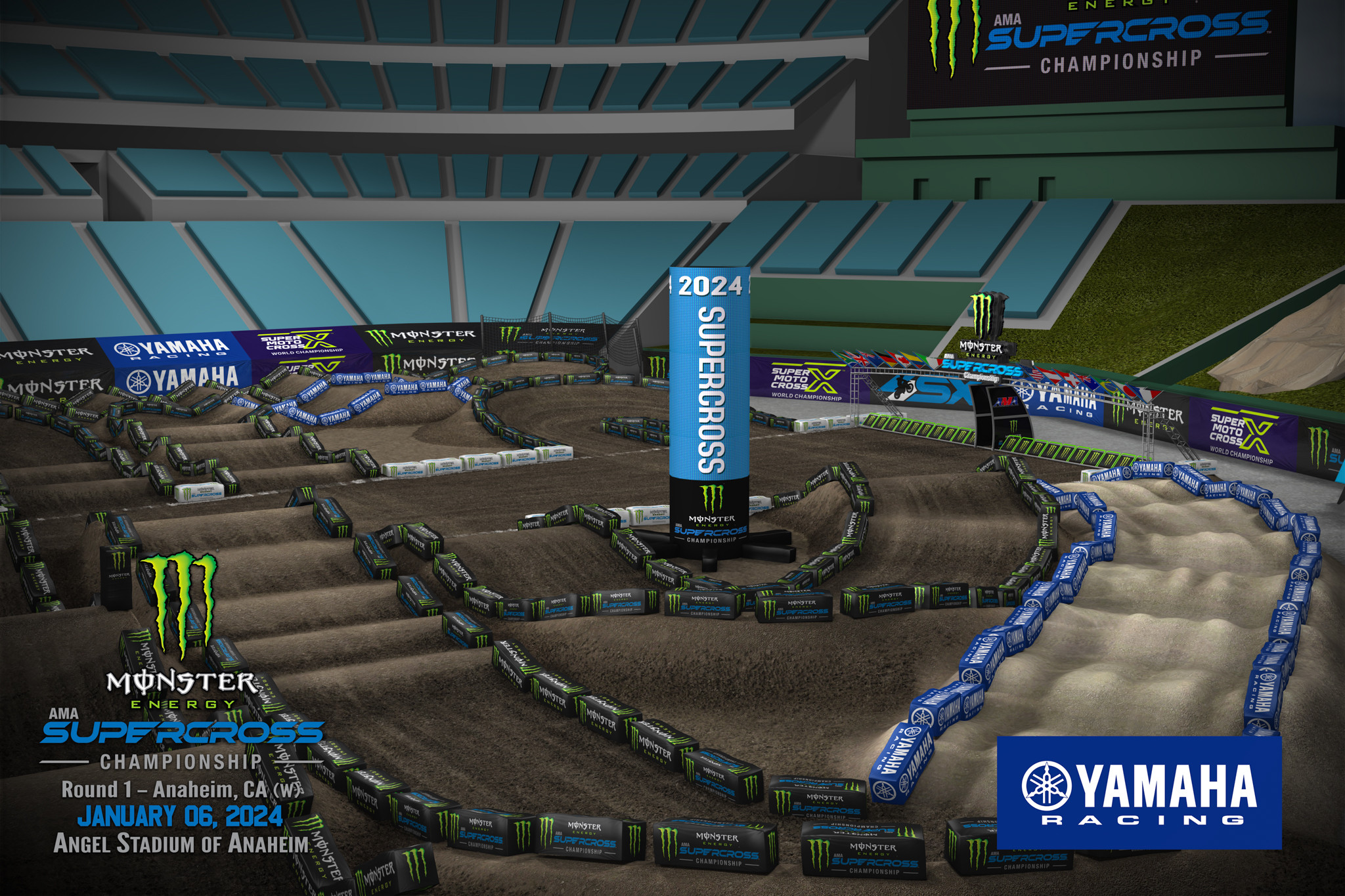 Track Maps for All 2024 Monster Energy AMA Supercross Rounds Racer X