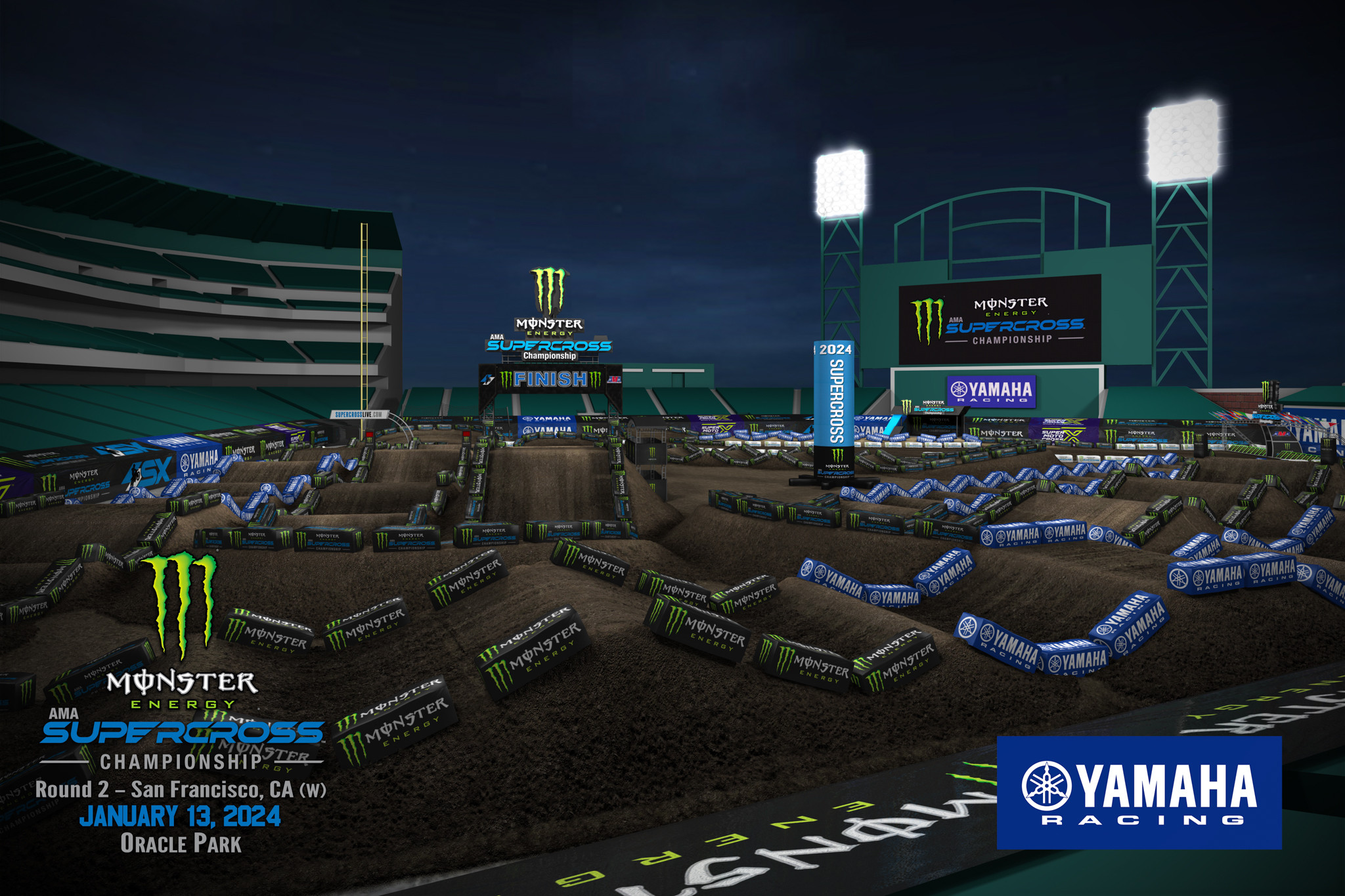 Track Maps for All 2024 Monster Energy AMA Supercross Rounds Racer X