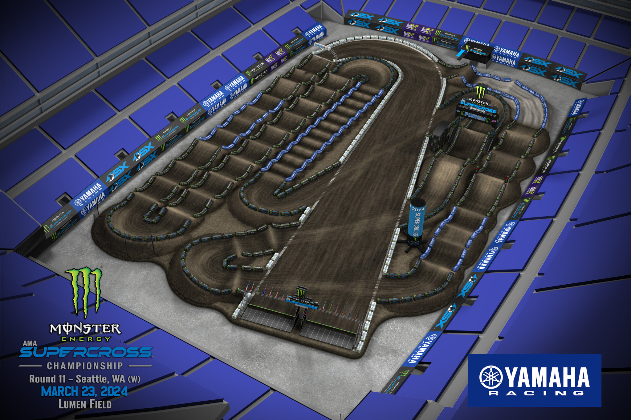 Track Maps for All 2024 Monster Energy AMA Supercross Rounds Racer X