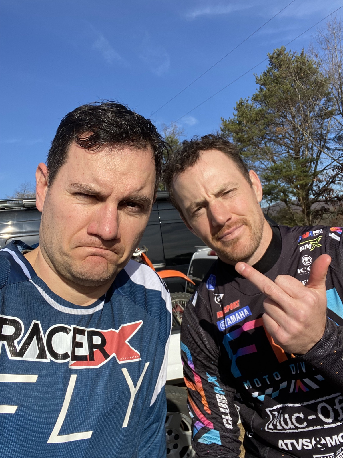 Weege and Phil rode together last week!