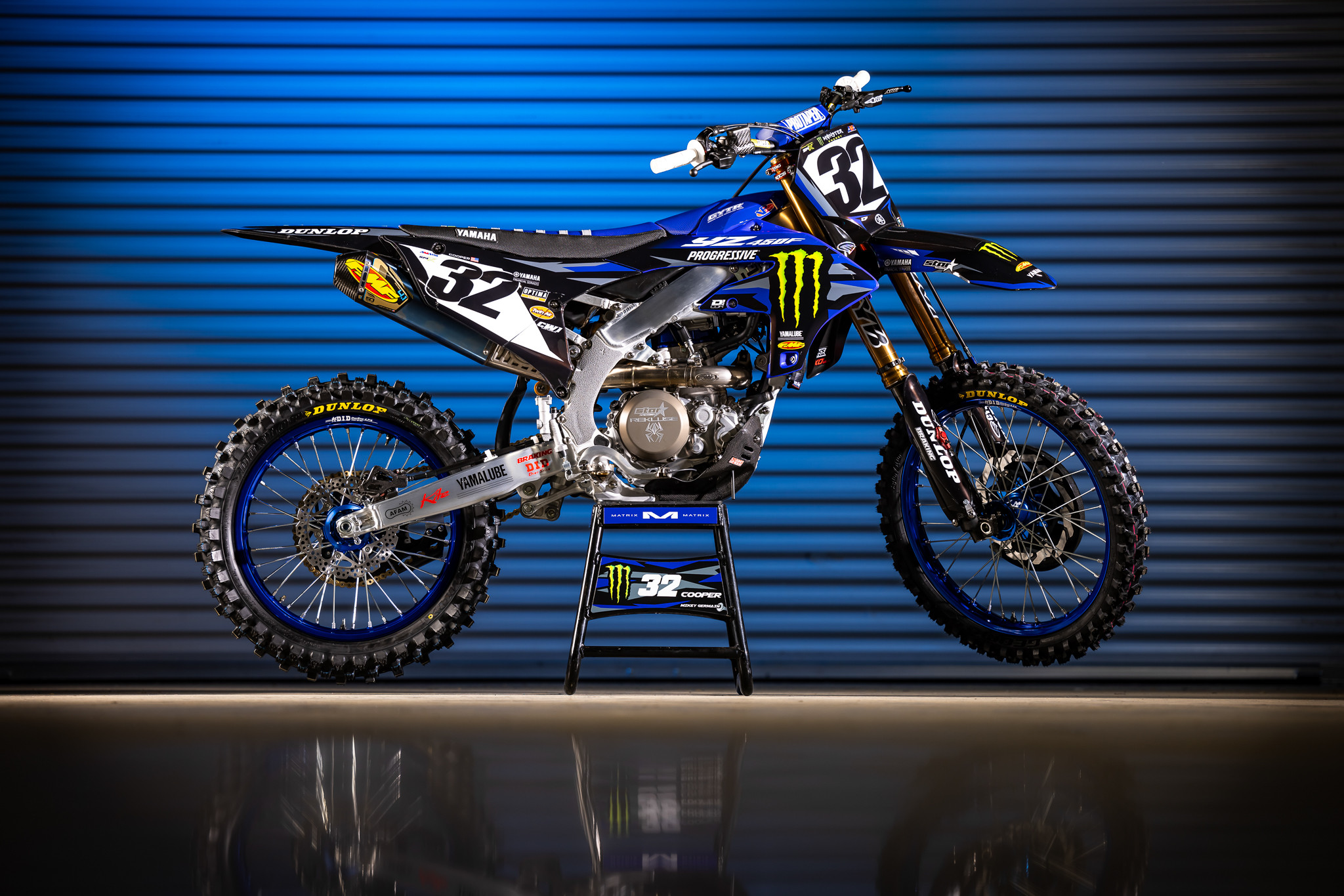 #32 Justin Cooper's Yamaha YZ450F