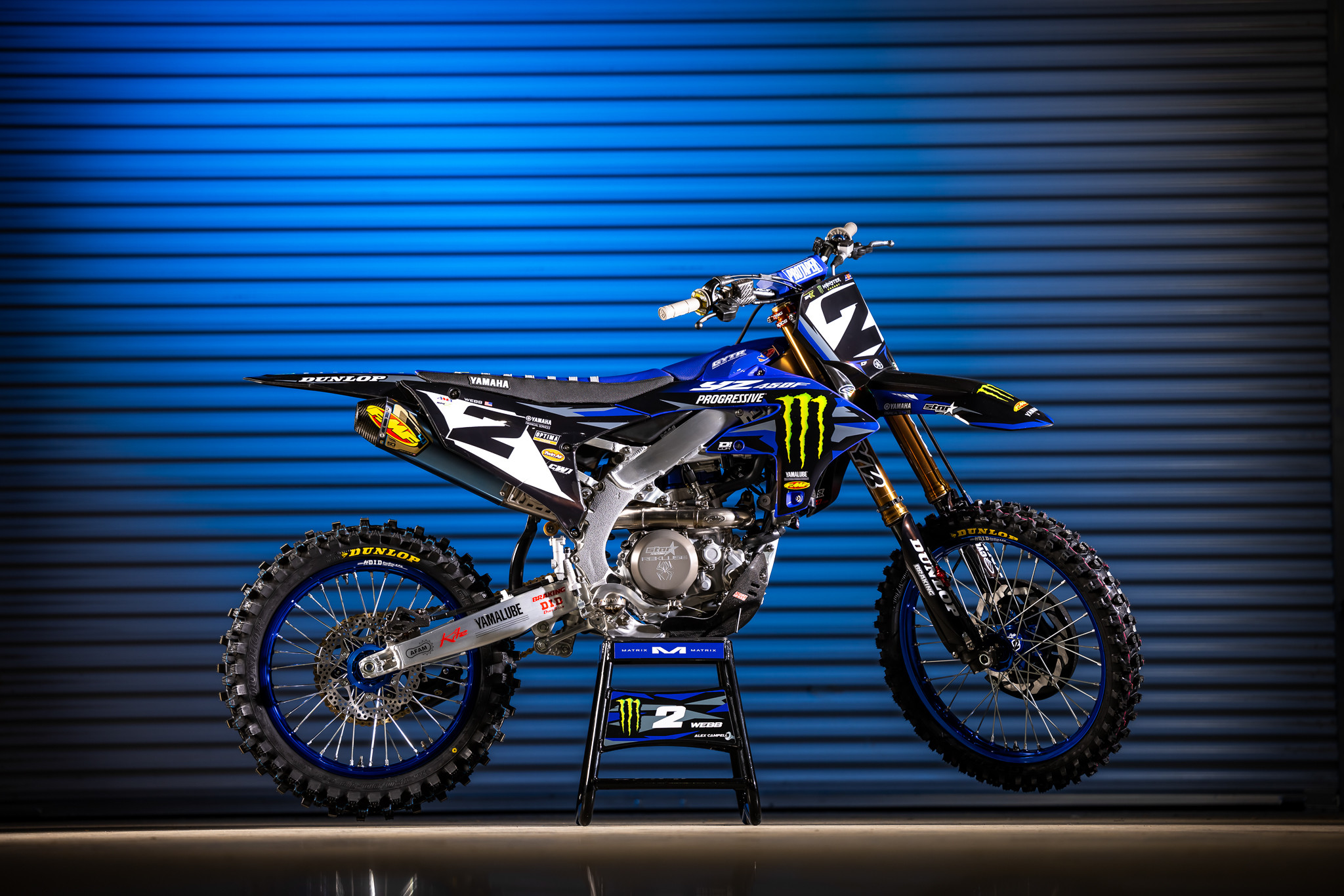 #2 Cooper Webb's Yamaha YZ450F