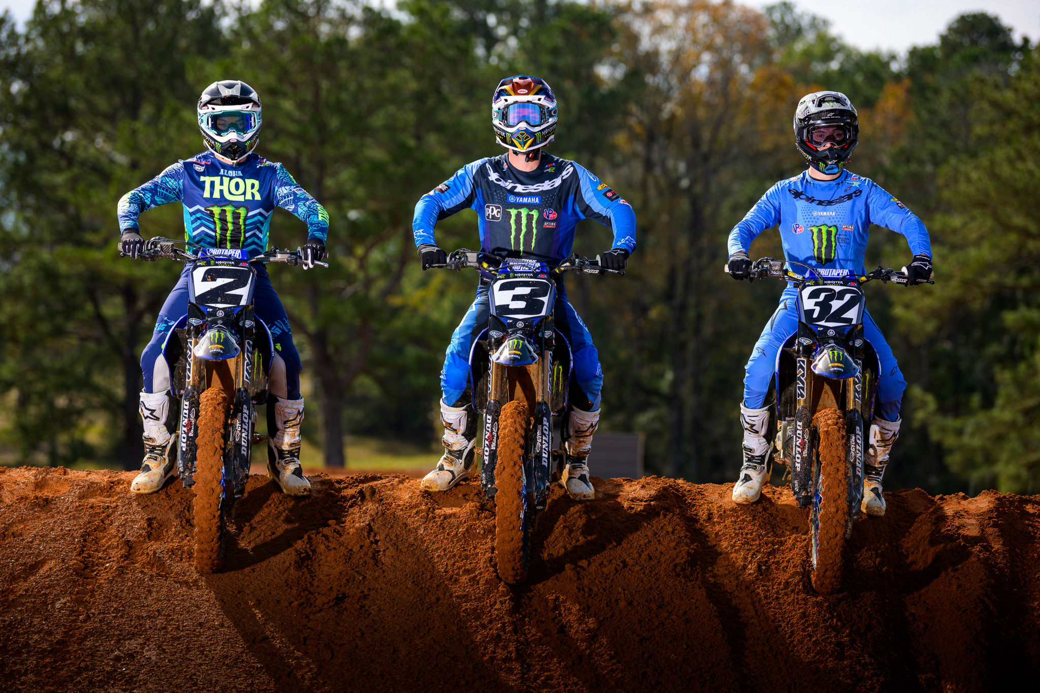 2024 Monster Energy Yamaha Star Racing 450 roster