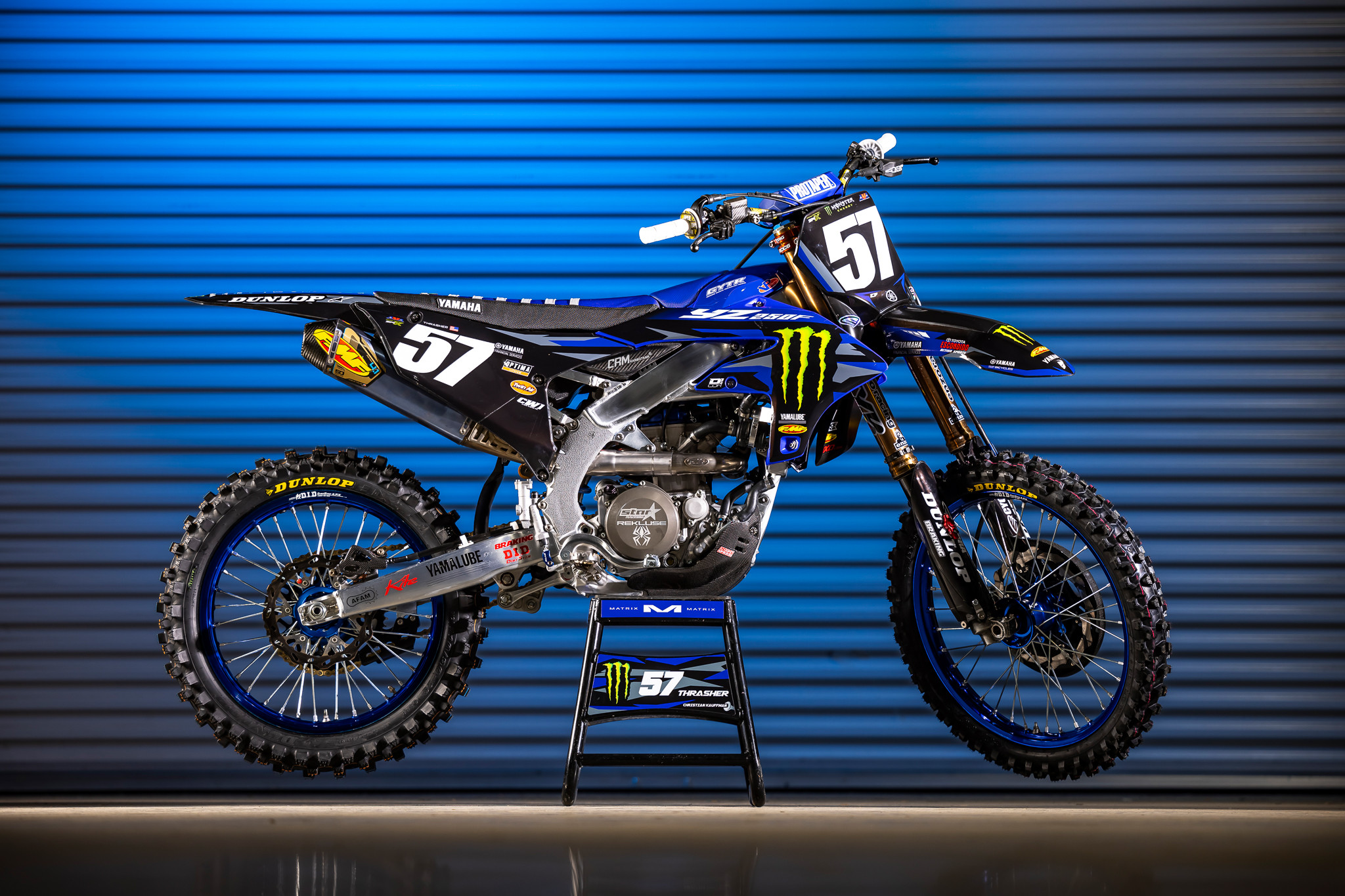 #57 Nate Thrasher's Yamaha YZ250F