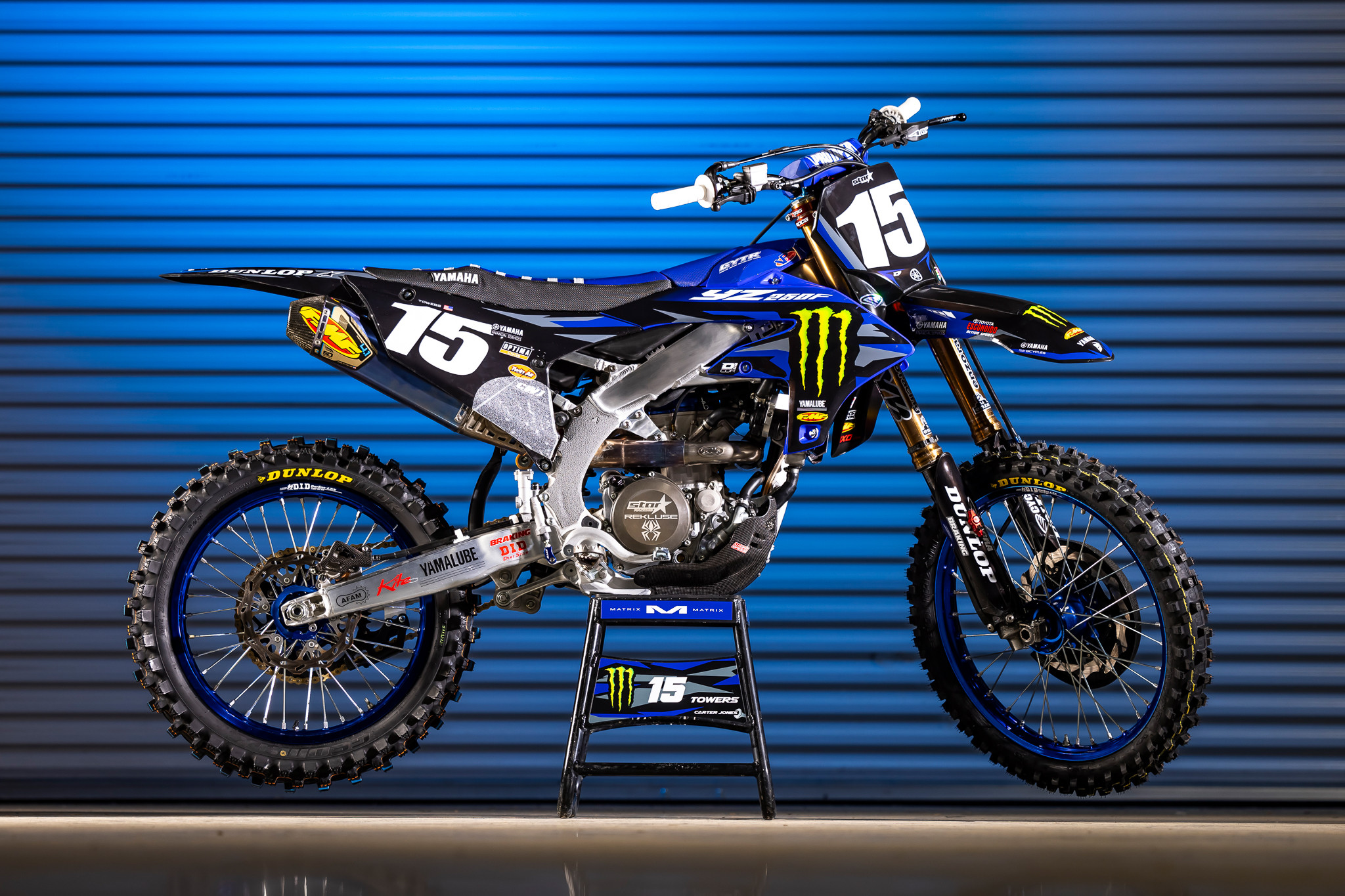 #15 Gavin Towers' Yamaha YZ250F