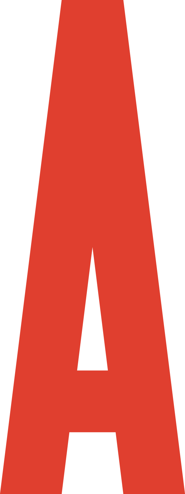 Initial cap Letter A