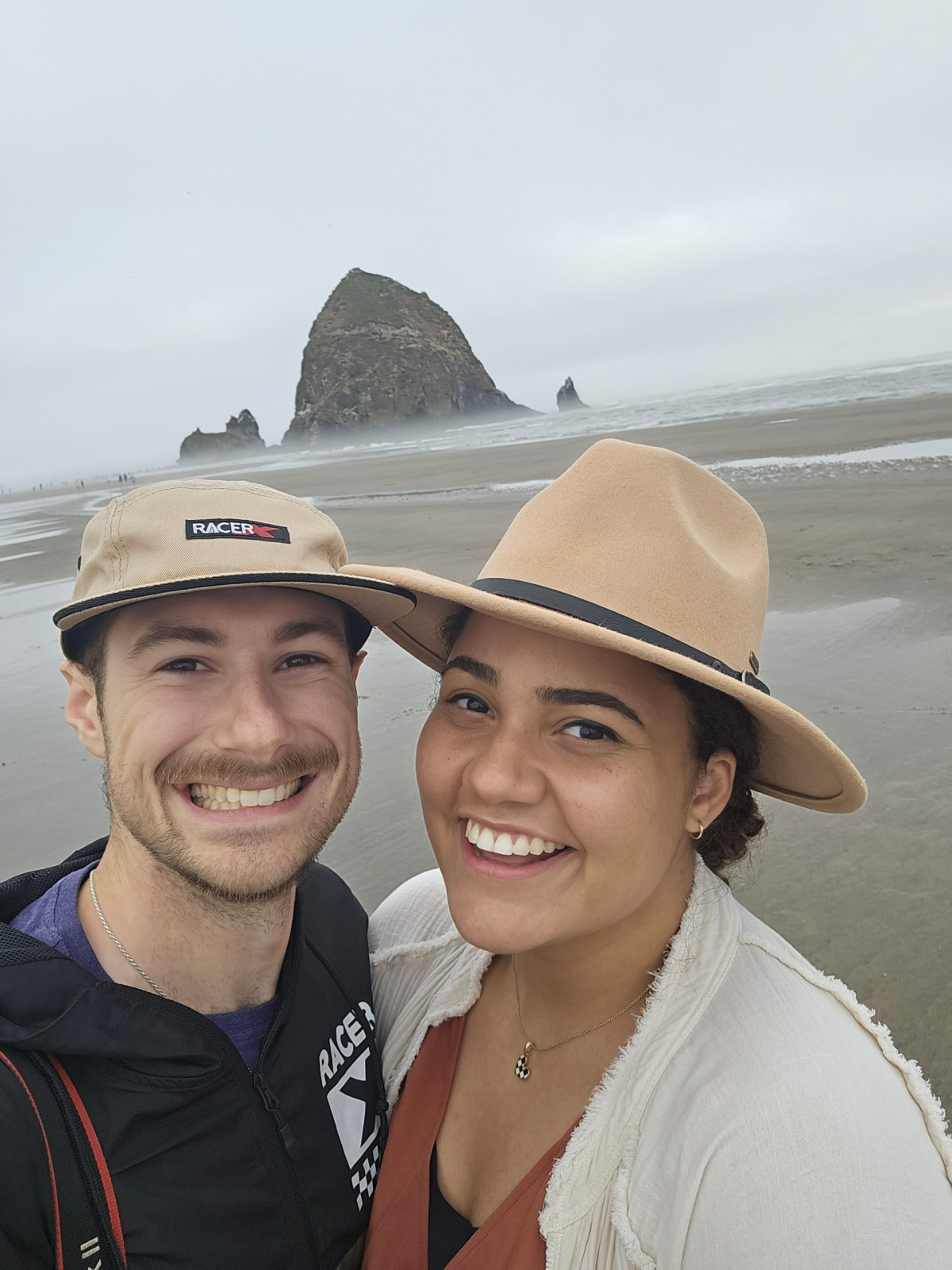 Mitch and his fiancé Caity.