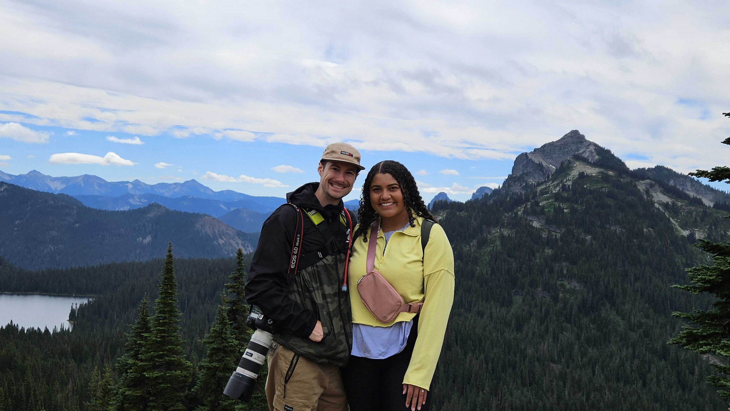 Mitch and Caity exploring in Washington.