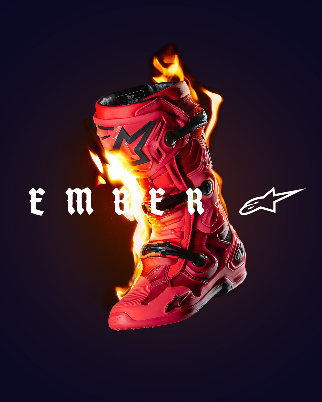 Alpinestars' 2024 Limited Edition Ember Collection featuring Jett Lawrence