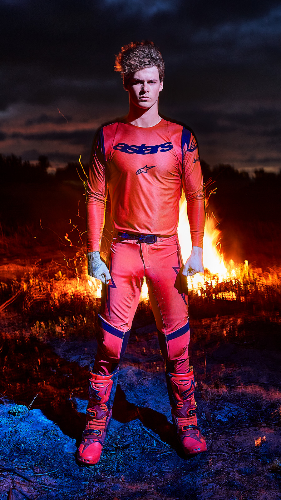 Alpinestars' 2024 Limited Edition Ember Collection featuring Jett Lawrence