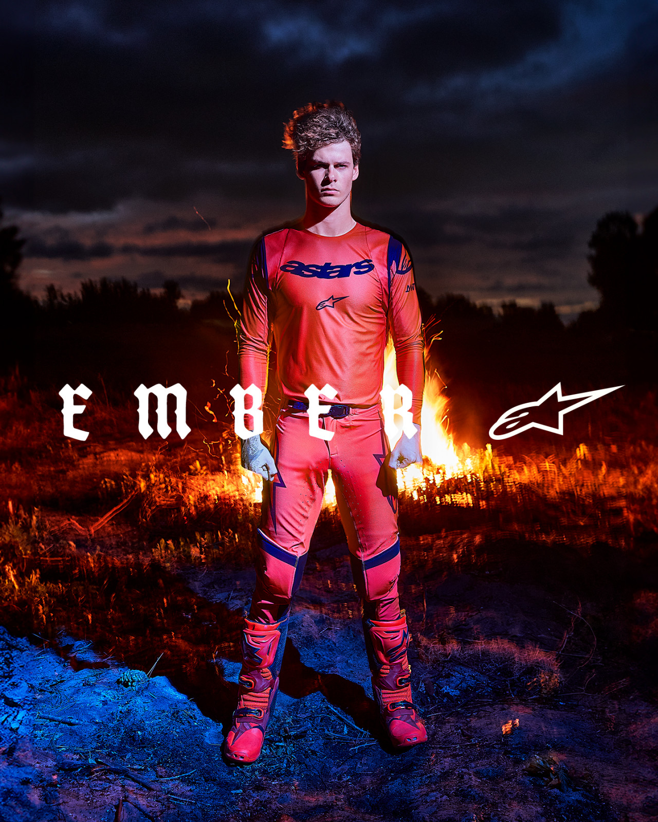 Alpinestars' 2024 Limited Edition Ember Collection featuring Jett Lawrence