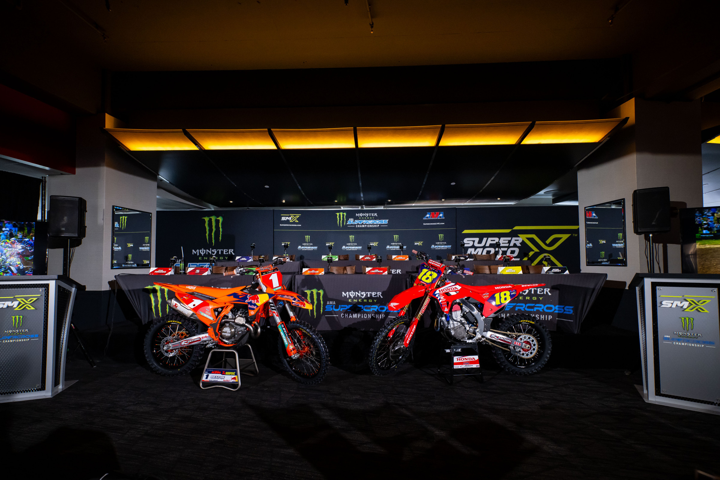 History of Number Plate Color Schemes in AMA Supercross and Motocross Racer X