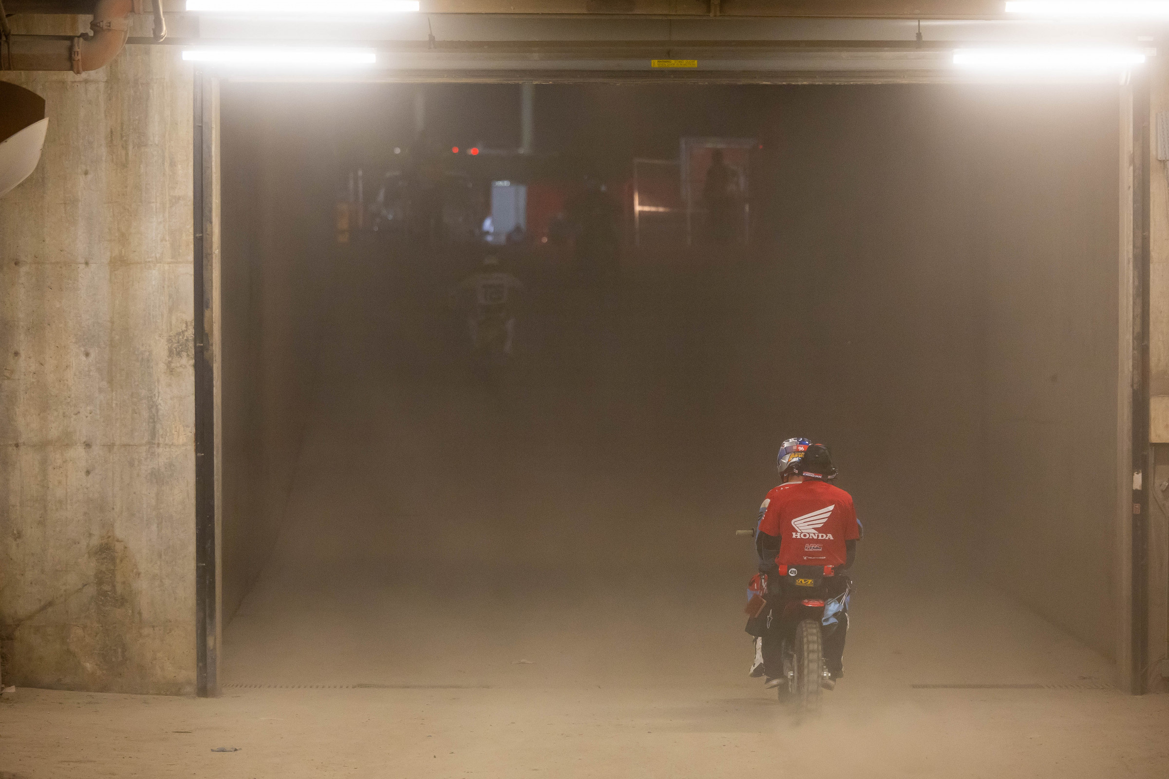 Hunter's long ride back.