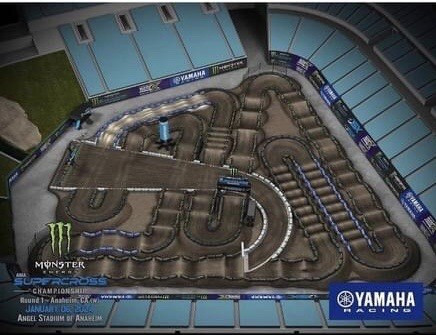 Anaheim 1 SX opener track