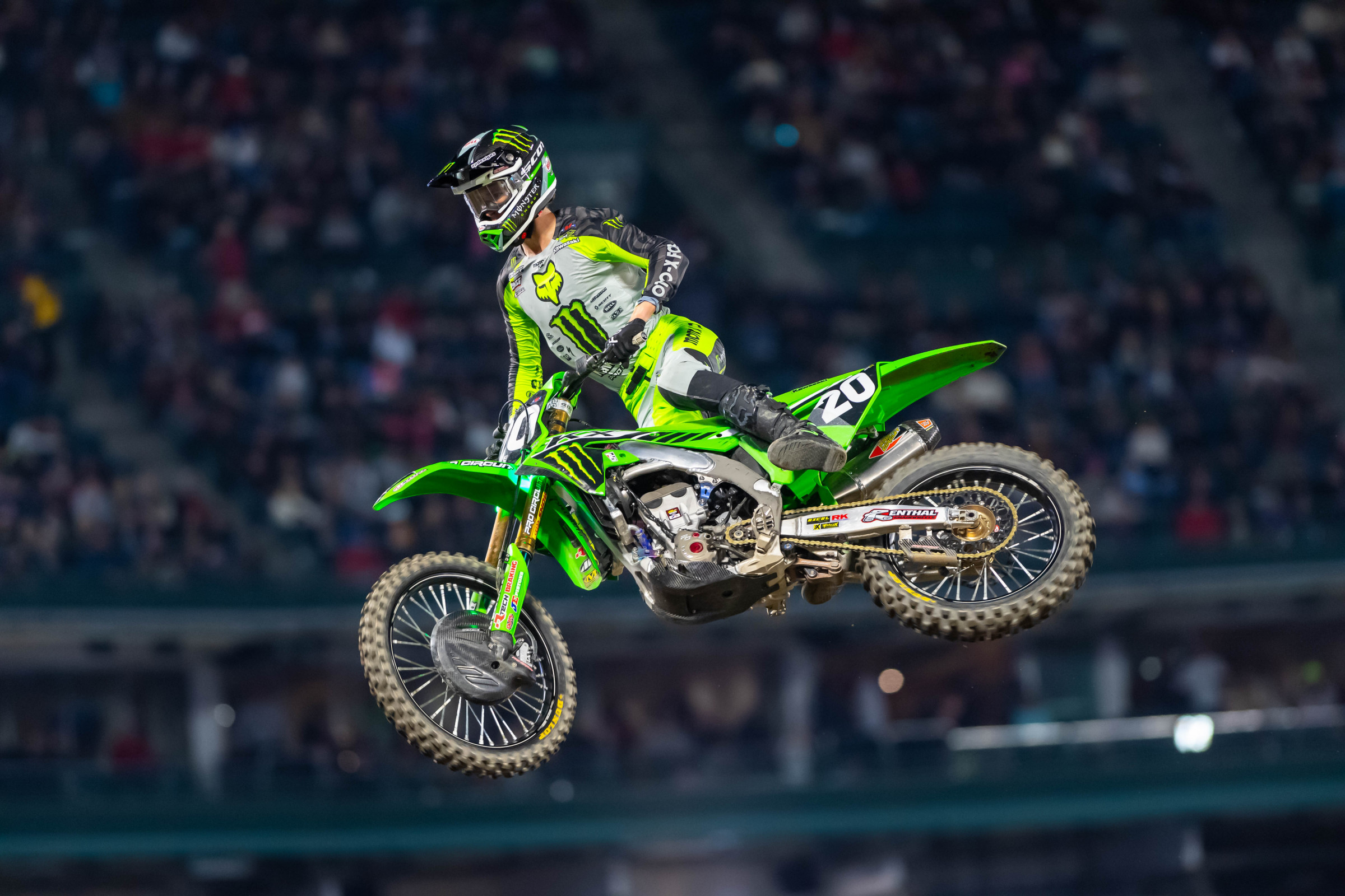 Vohland won a heat race and was fifth at Anaheim 1.