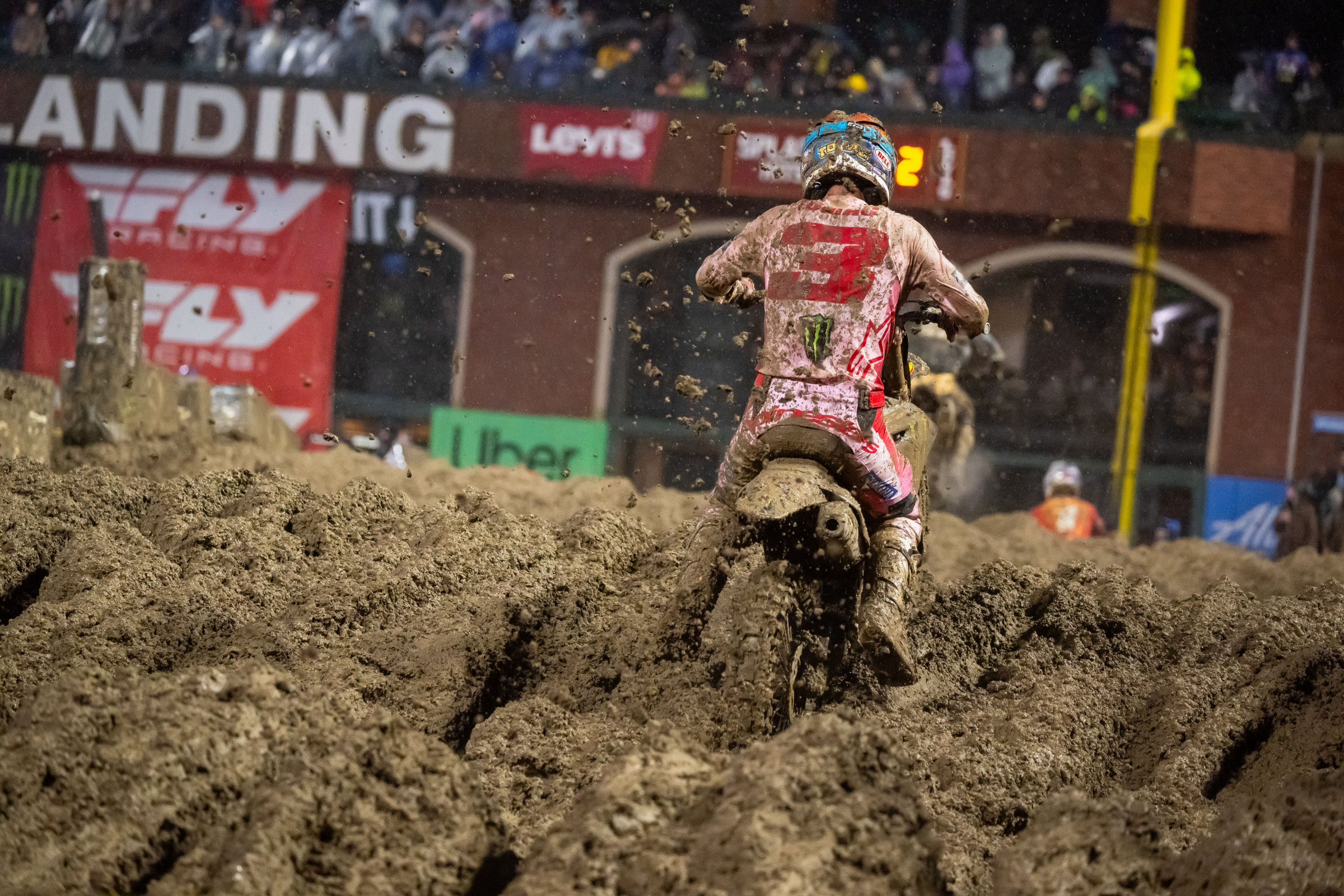 Eli Tomac returned to the podium after a ninth-place finish at the season opener.