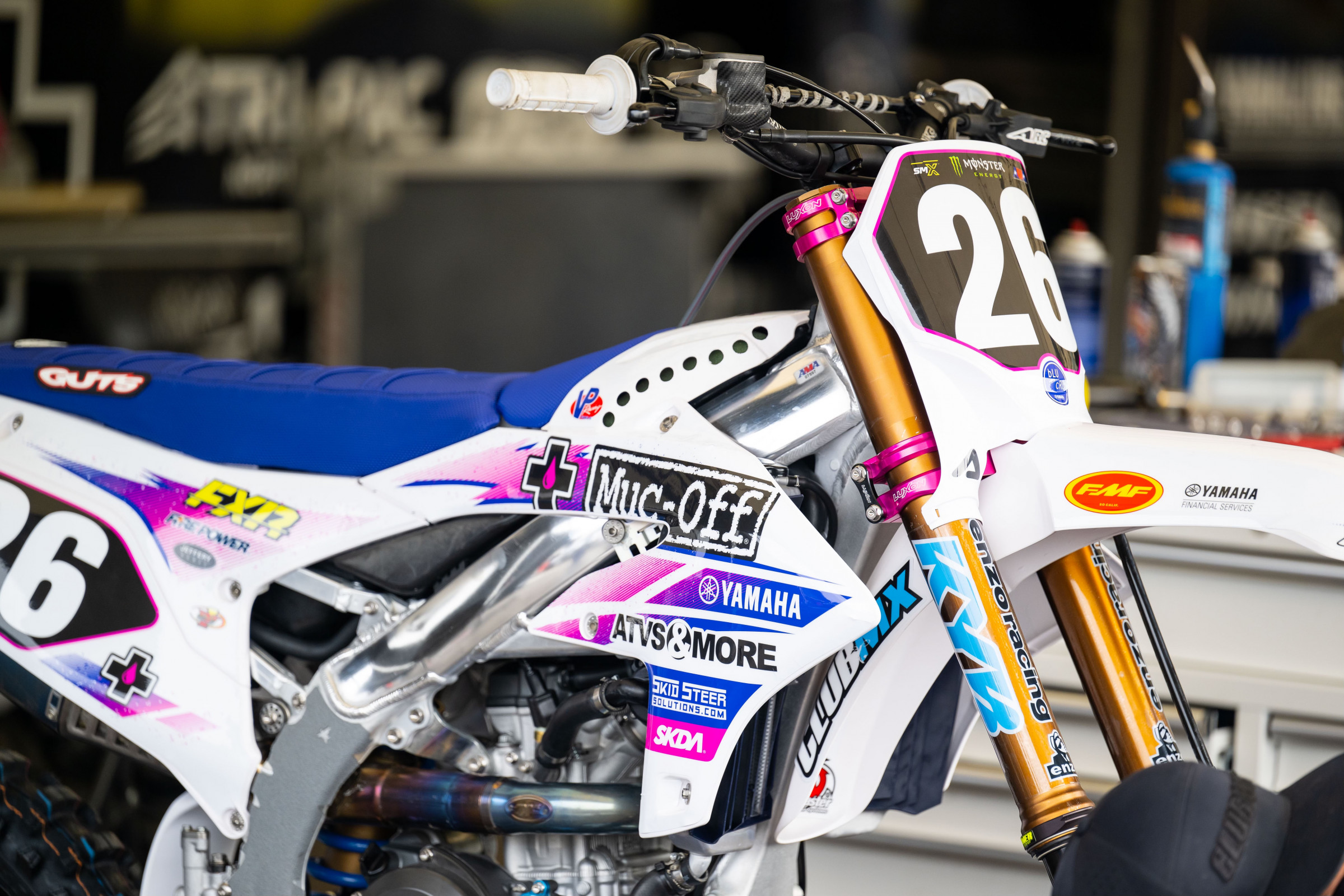 Garrett Marchbanks' Yamaha YZ250F.