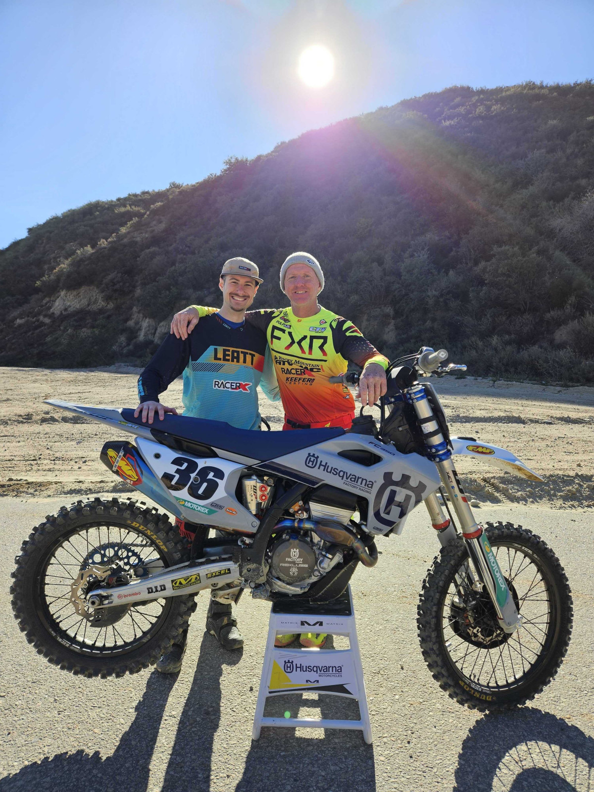 Mitchy the test bike kid