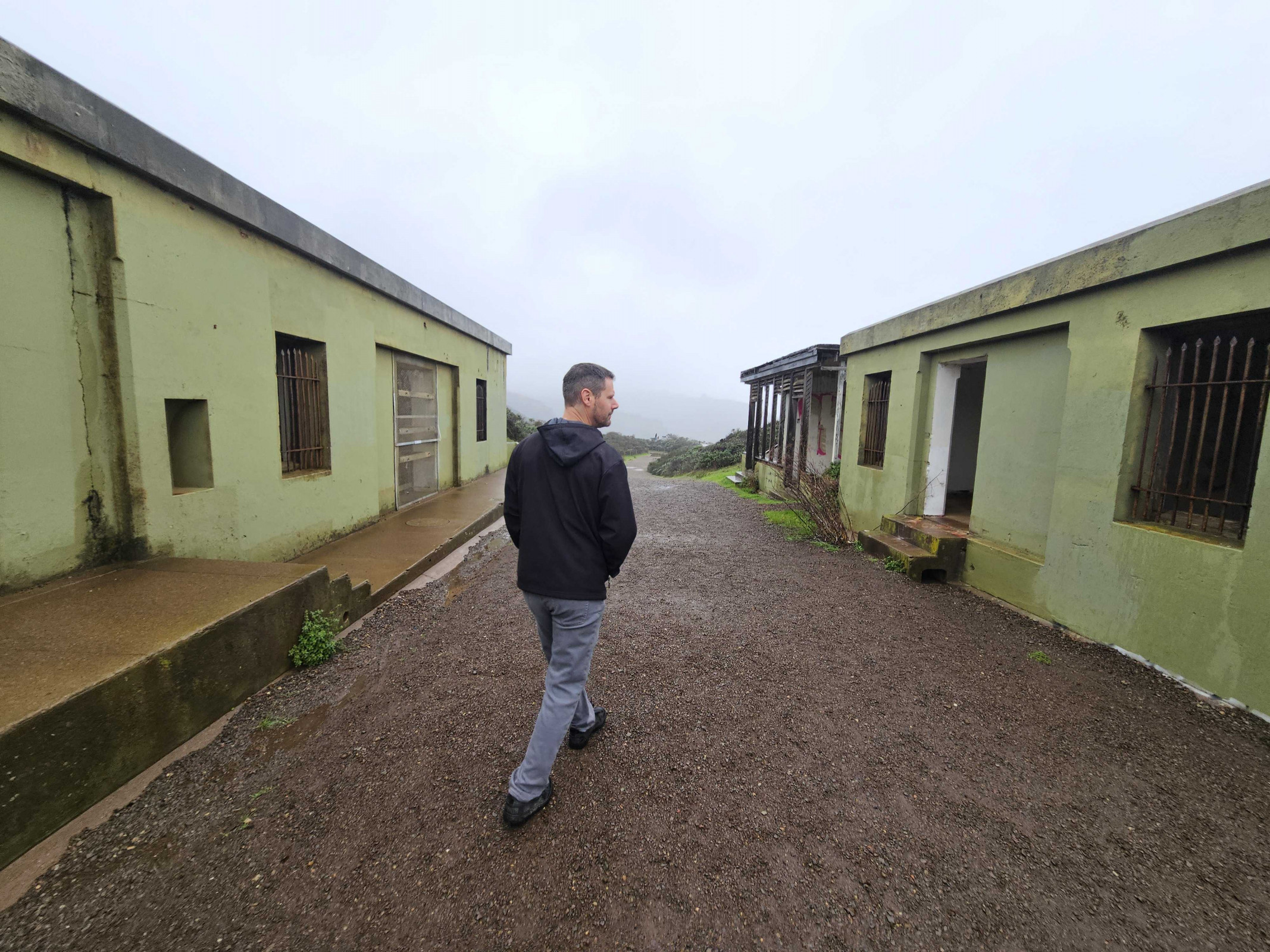 Aaron Hansel sharing his California history with the Pennsylvania boy.
