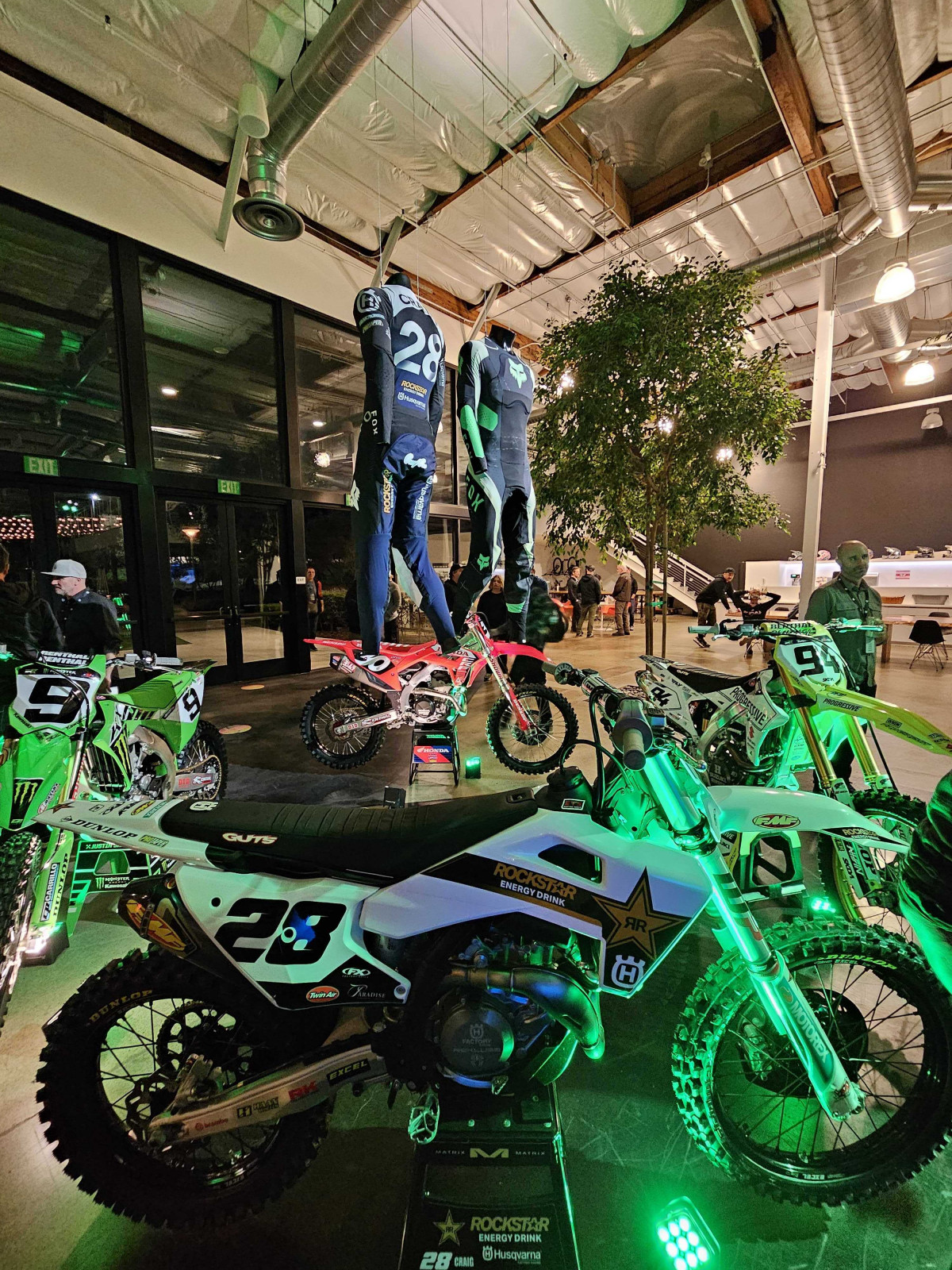 Christian Craig's Fox Racing speed suit.