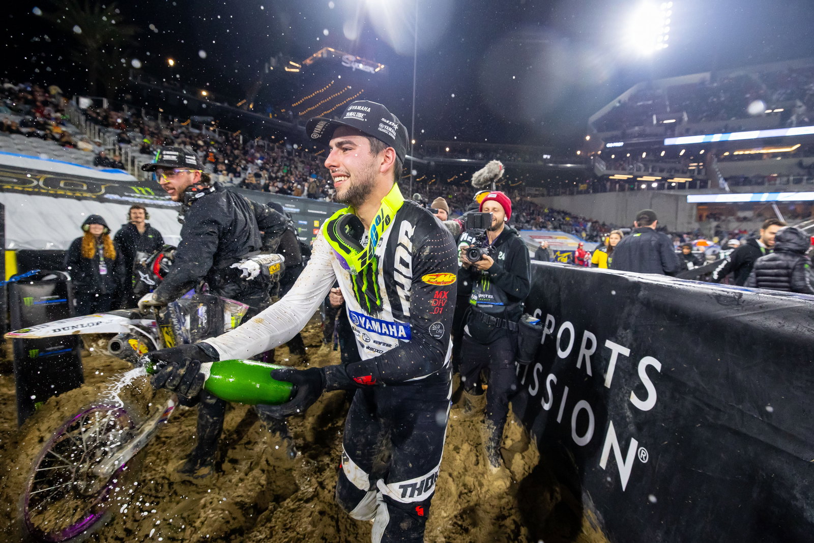 Nate Kitchen Racer Nate Thrasher on 250SX Main Event Win at 2024 San Diego Supercross ...