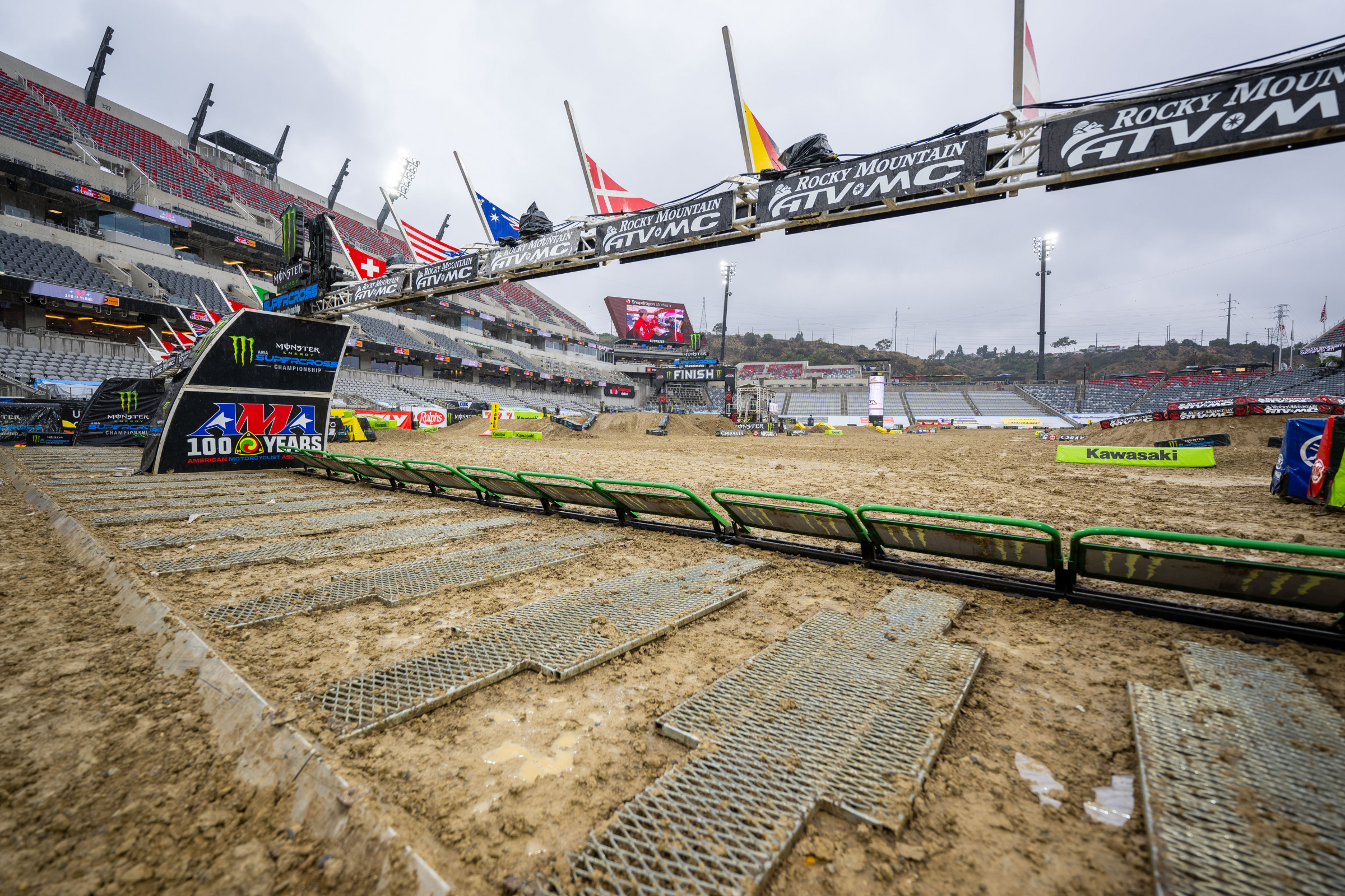 Conditions were tough yet again in San Diego.