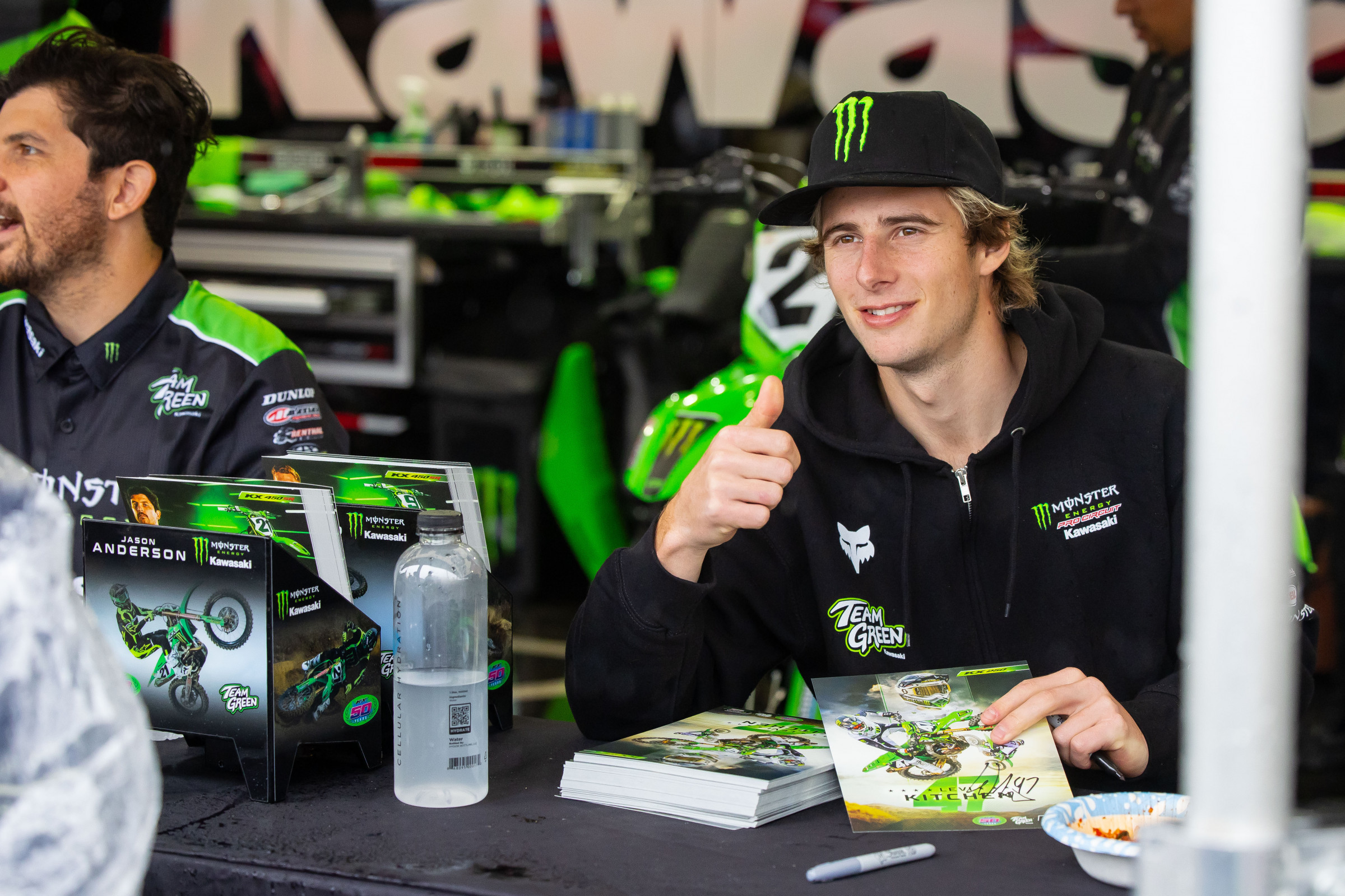 Kitchen at the San Diego Supercross.